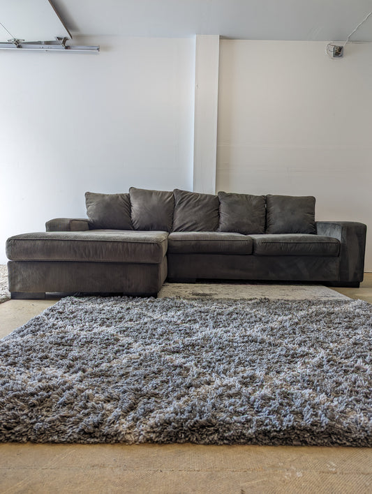 SOLD Ashley Corduroy Sectional