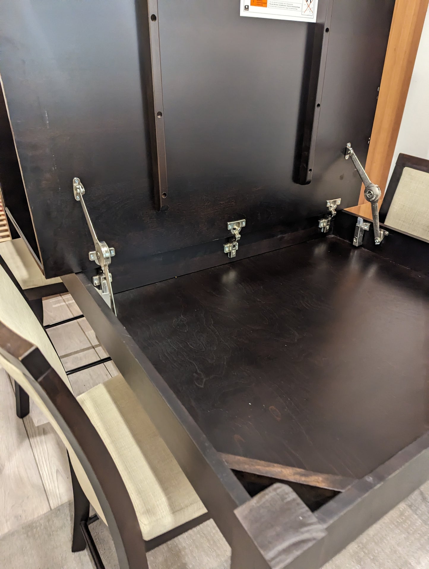 Table and Chair Set with Storage
