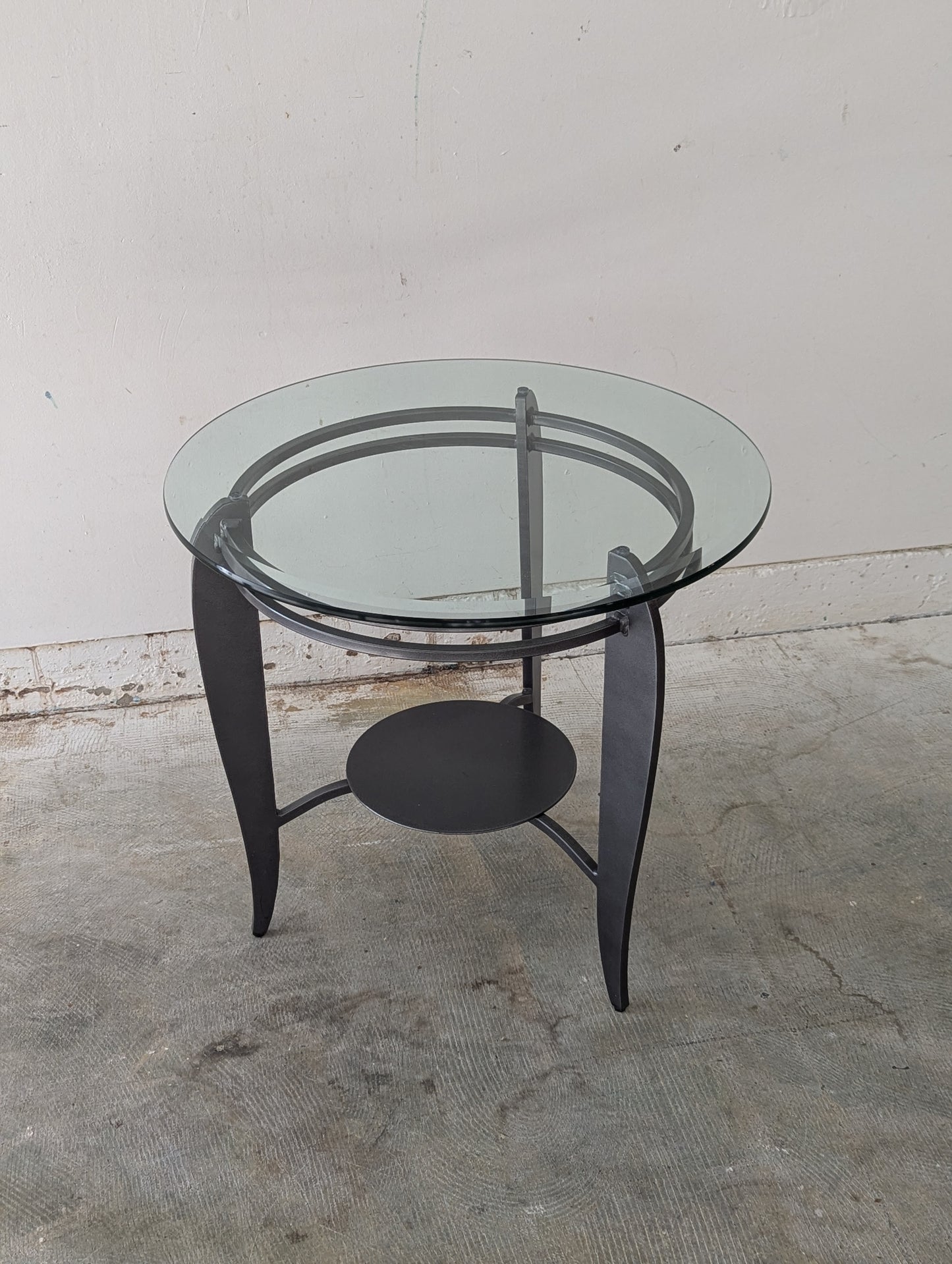 Glass Side Table