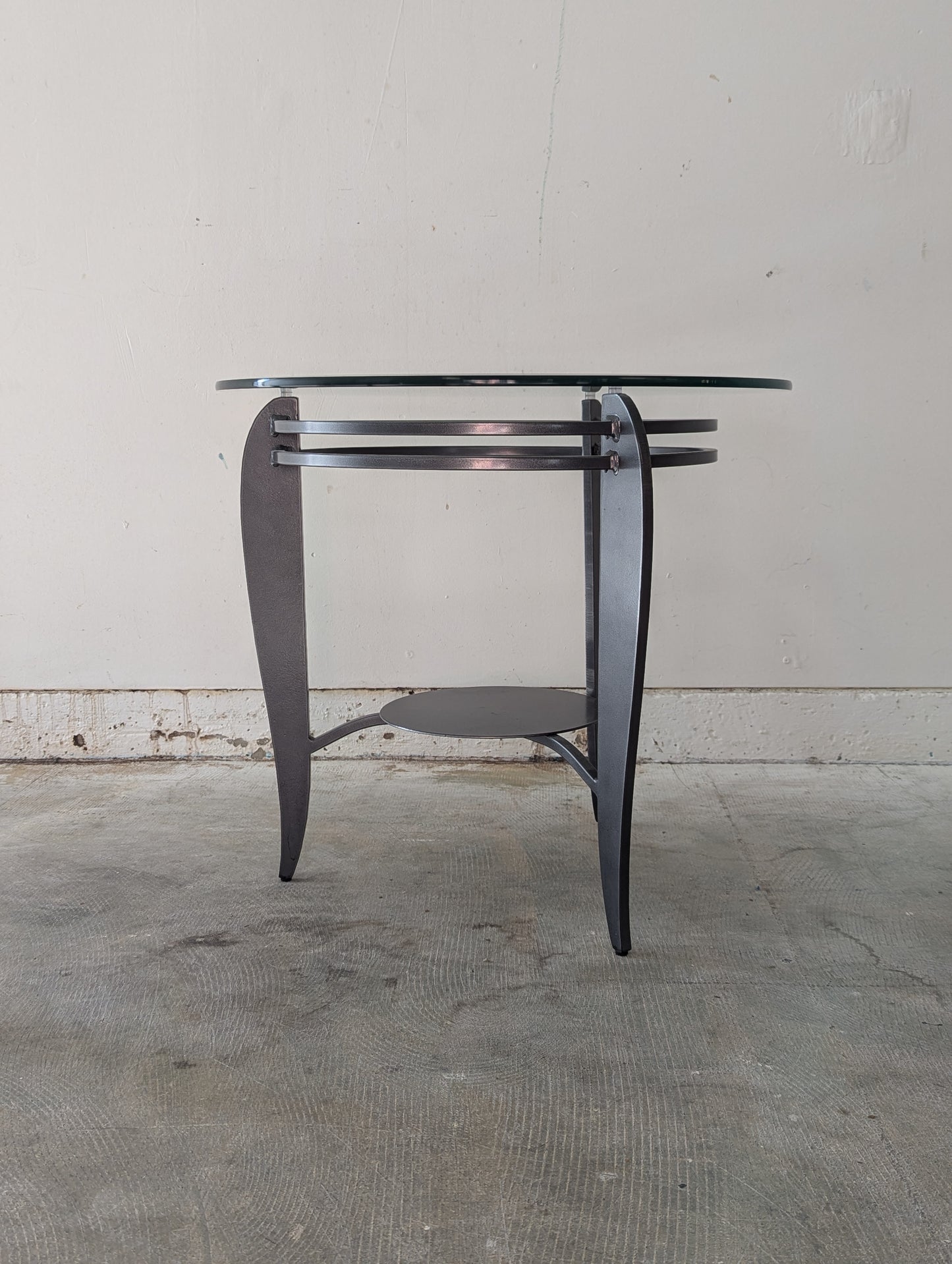 Glass Side Table