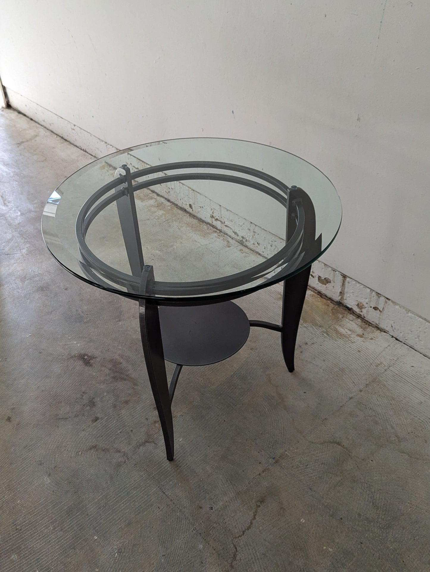 Glass Side Table