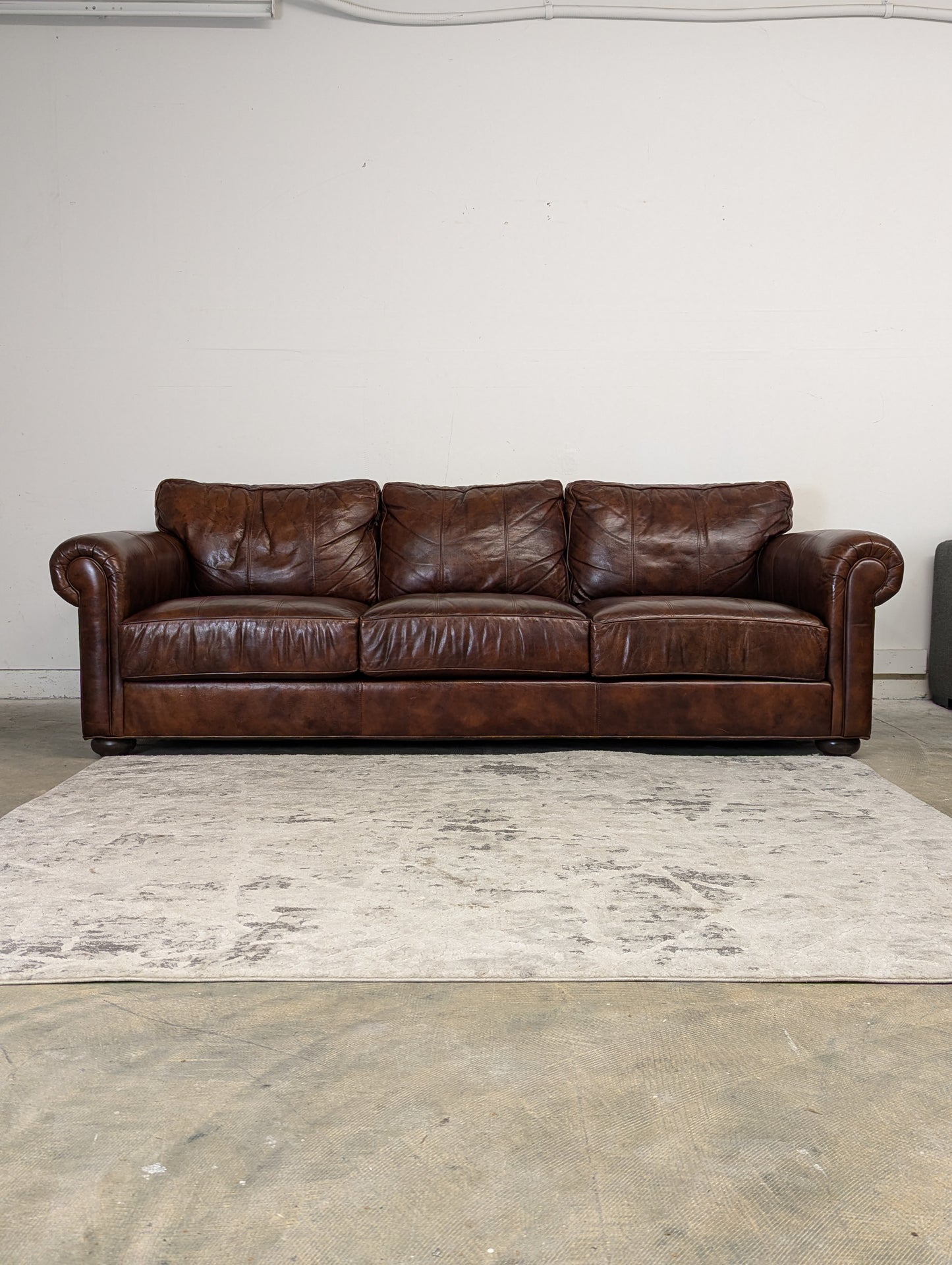 Ethan Allen Richmond Leather Sofa