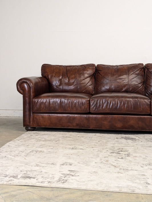 Ethan Allen Richmond Leather Sofa