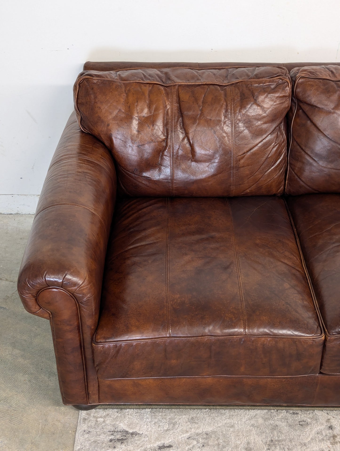 Ethan Allen Richmond Leather Sofa