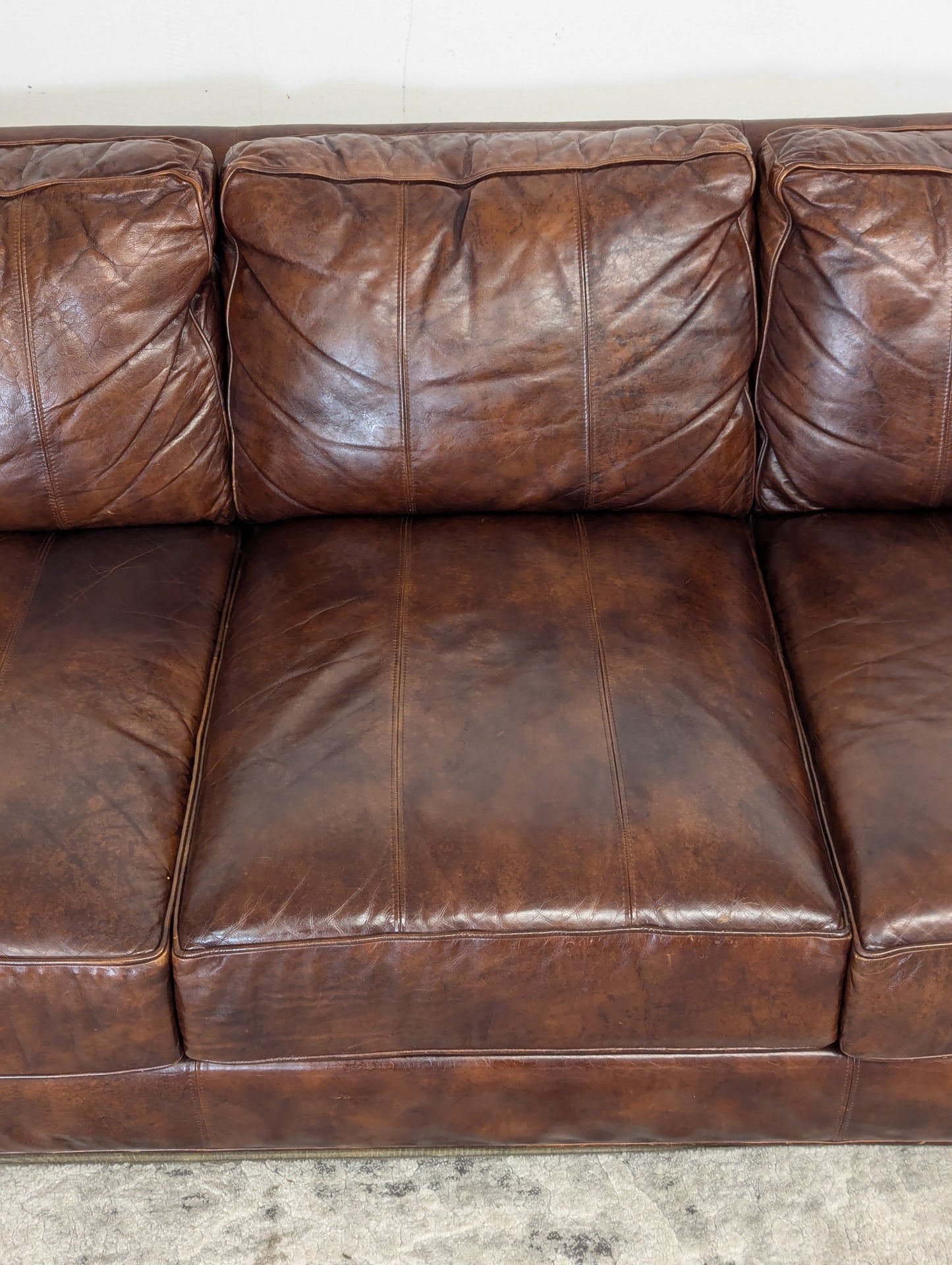 Ethan Allen Richmond Leather Sofa