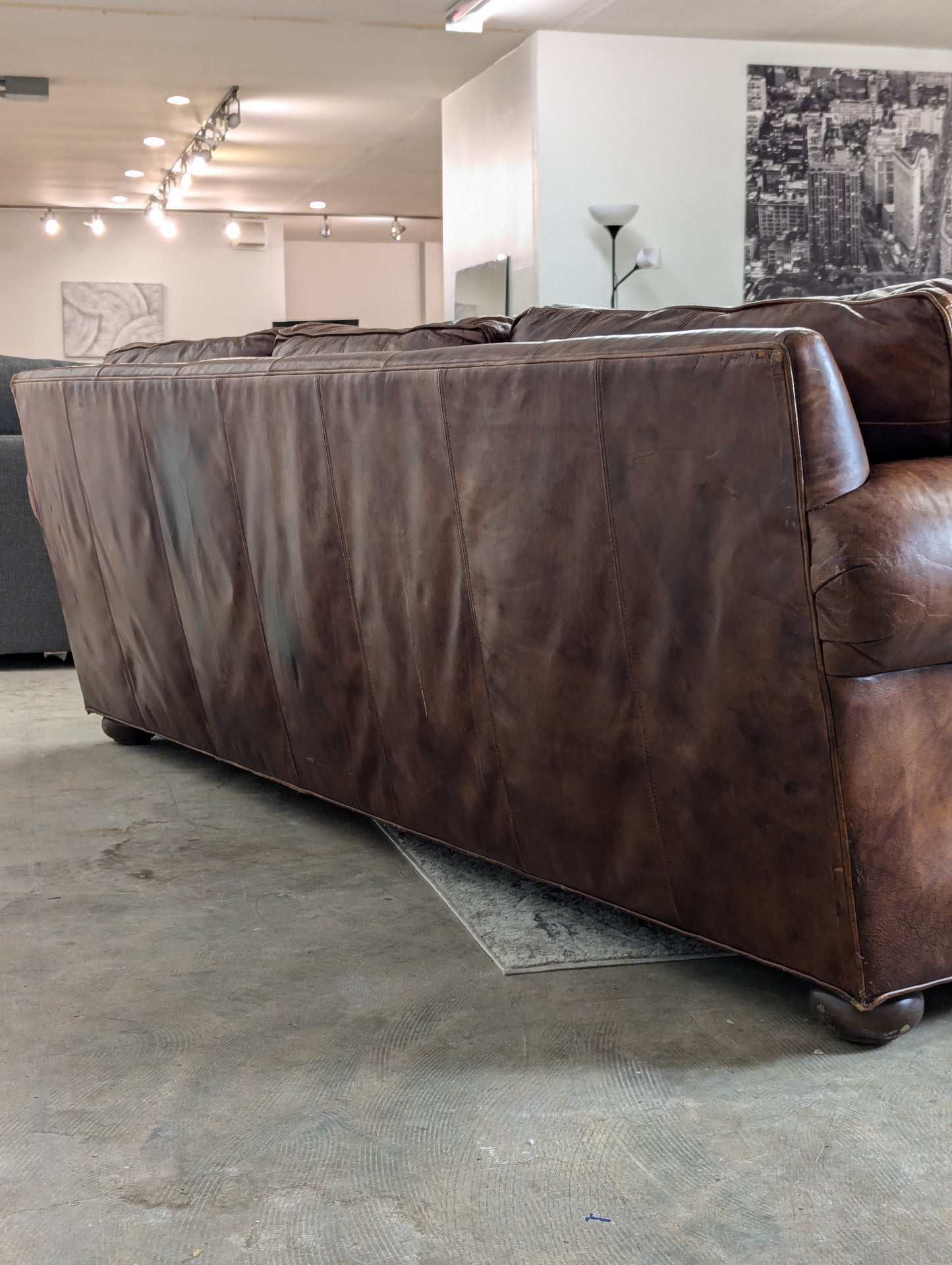 Ethan Allen Richmond Leather Sofa