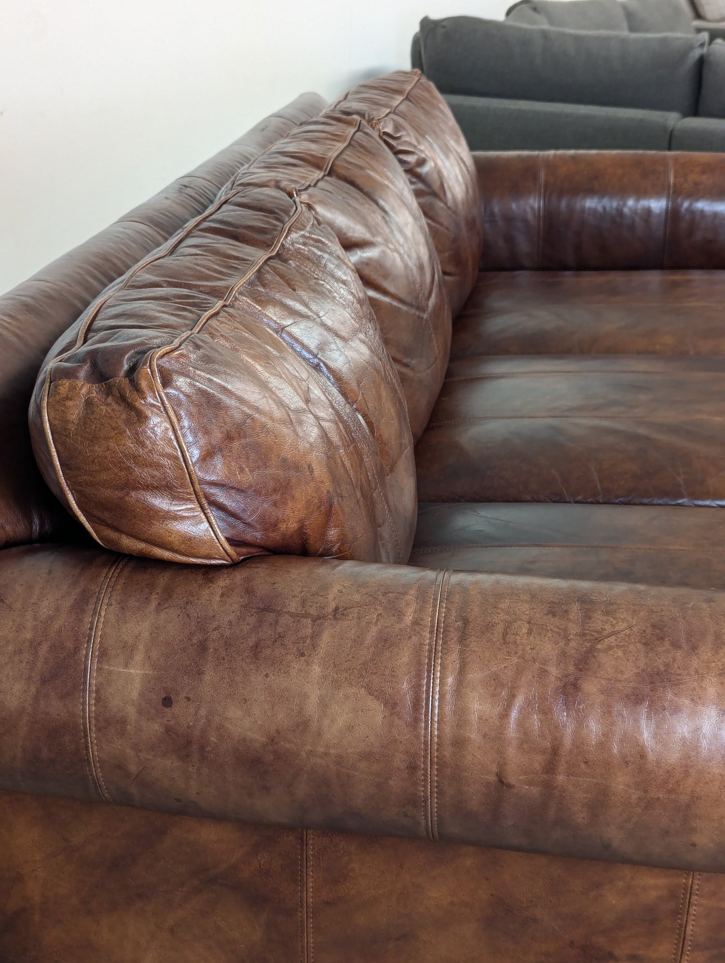 Ethan Allen Richmond Leather Sofa