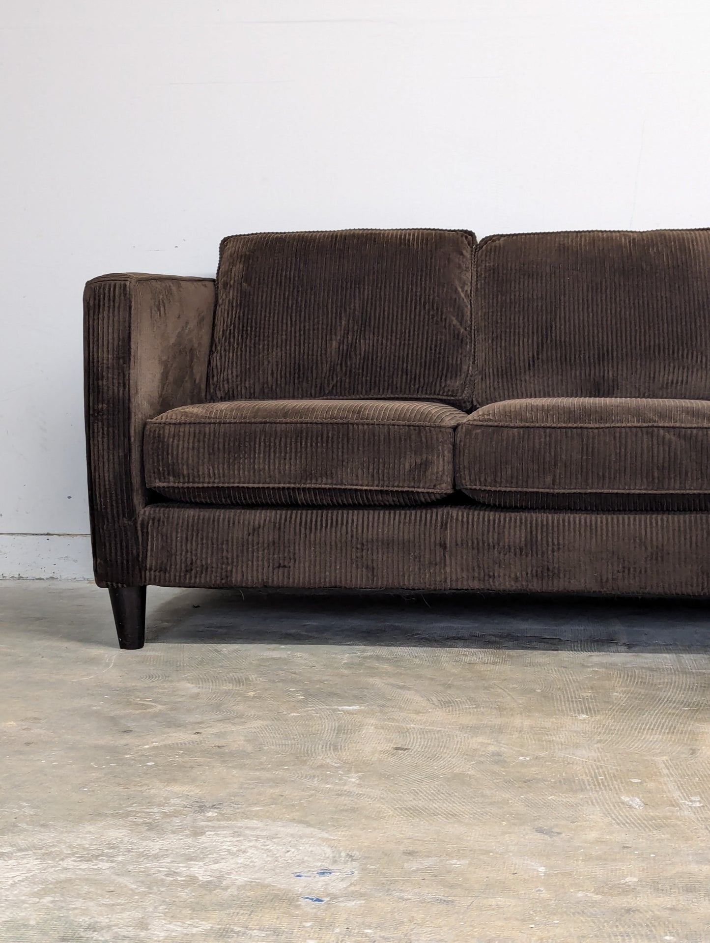 SOLD Corduroy Urban Barn Lure Sectional Sofa