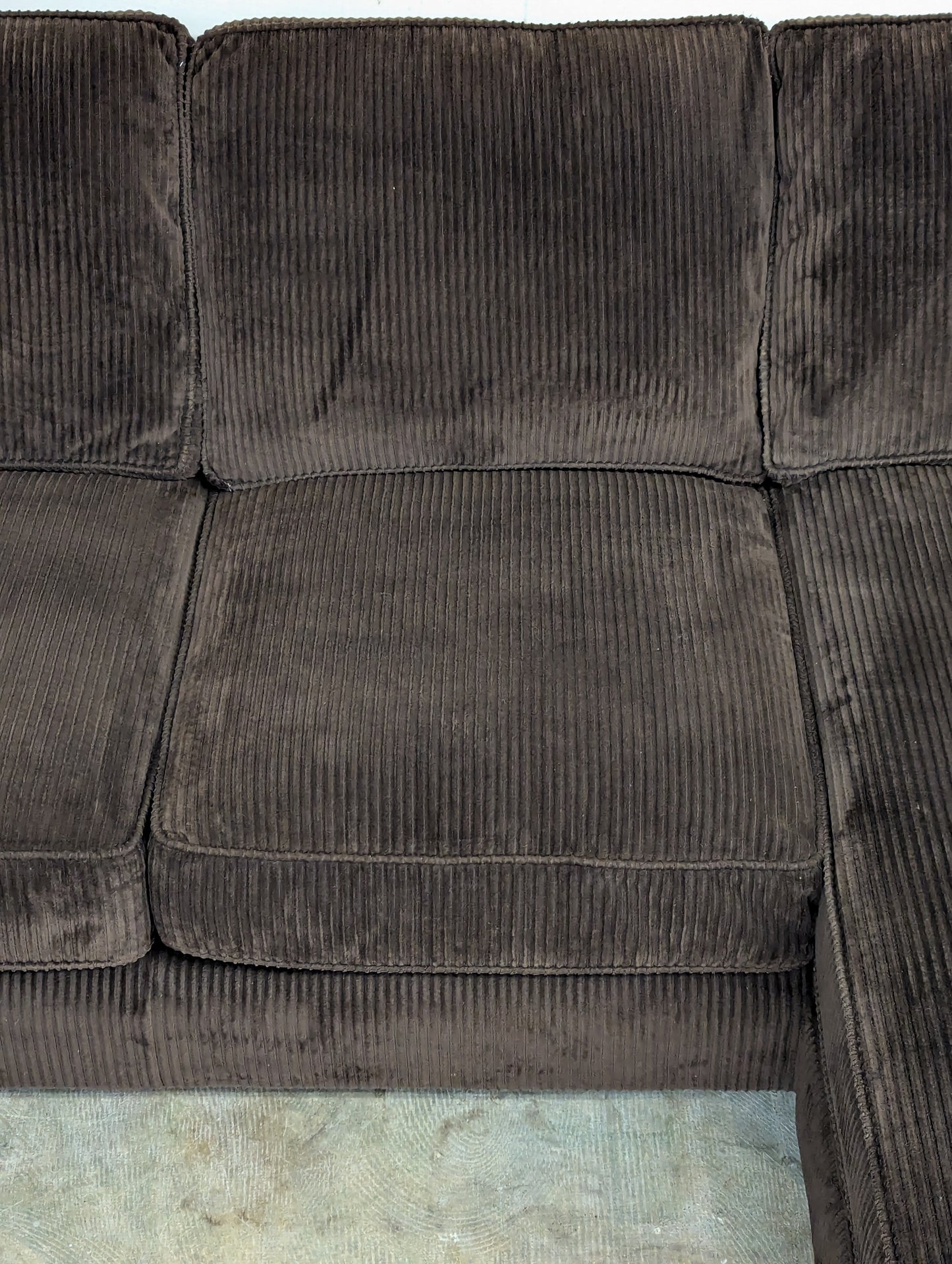 SOLD Corduroy Urban Barn Lure Sectional Sofa
