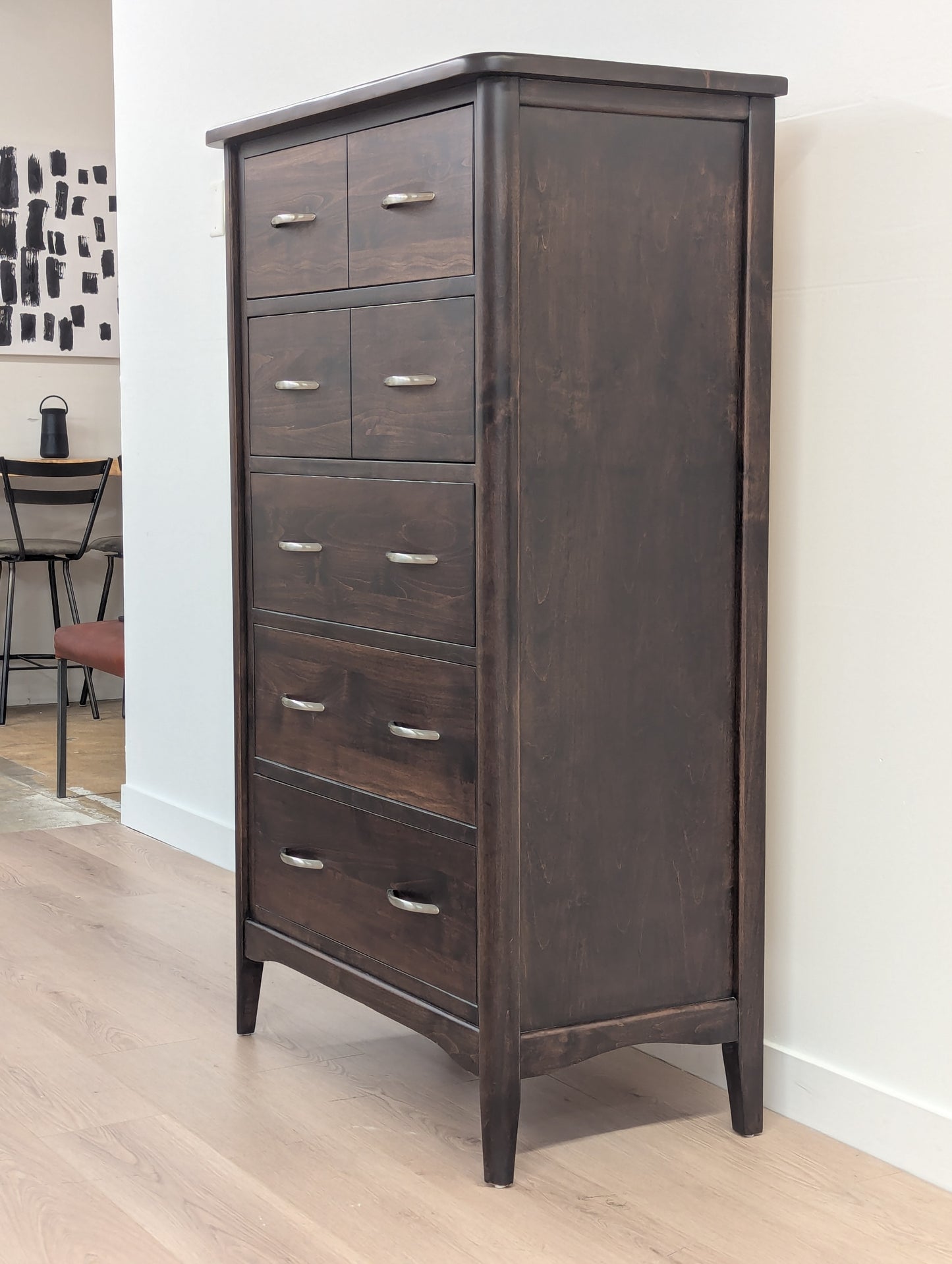 Solid Wood Tallboy Dresser