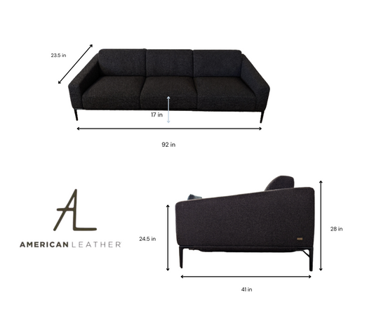 American Leather Sydney Boucle Sofa