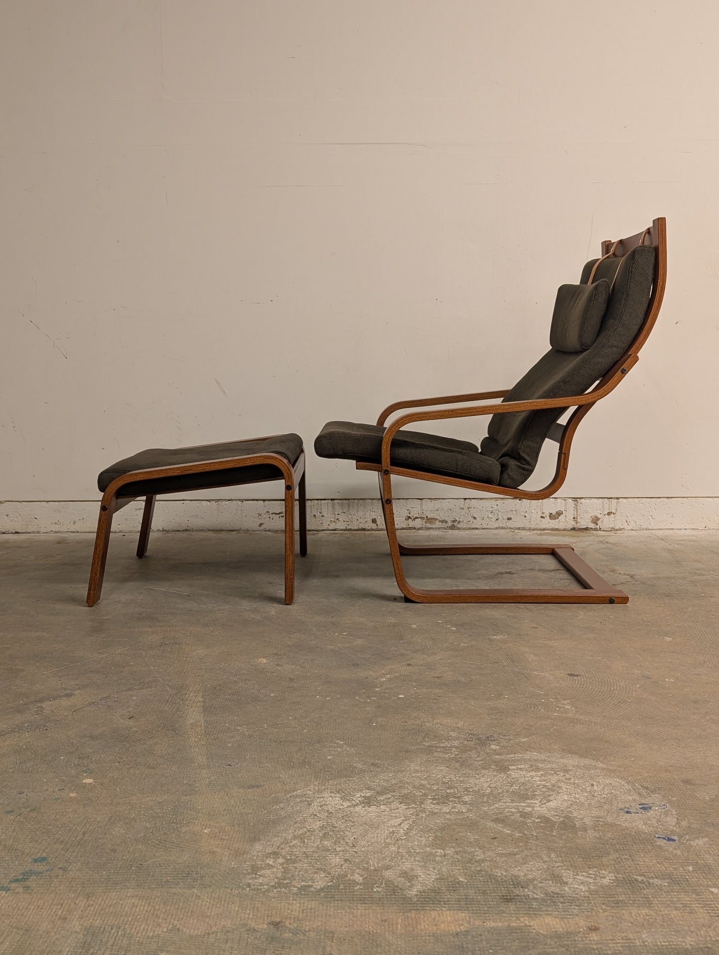 Poang Chair + Ottoman