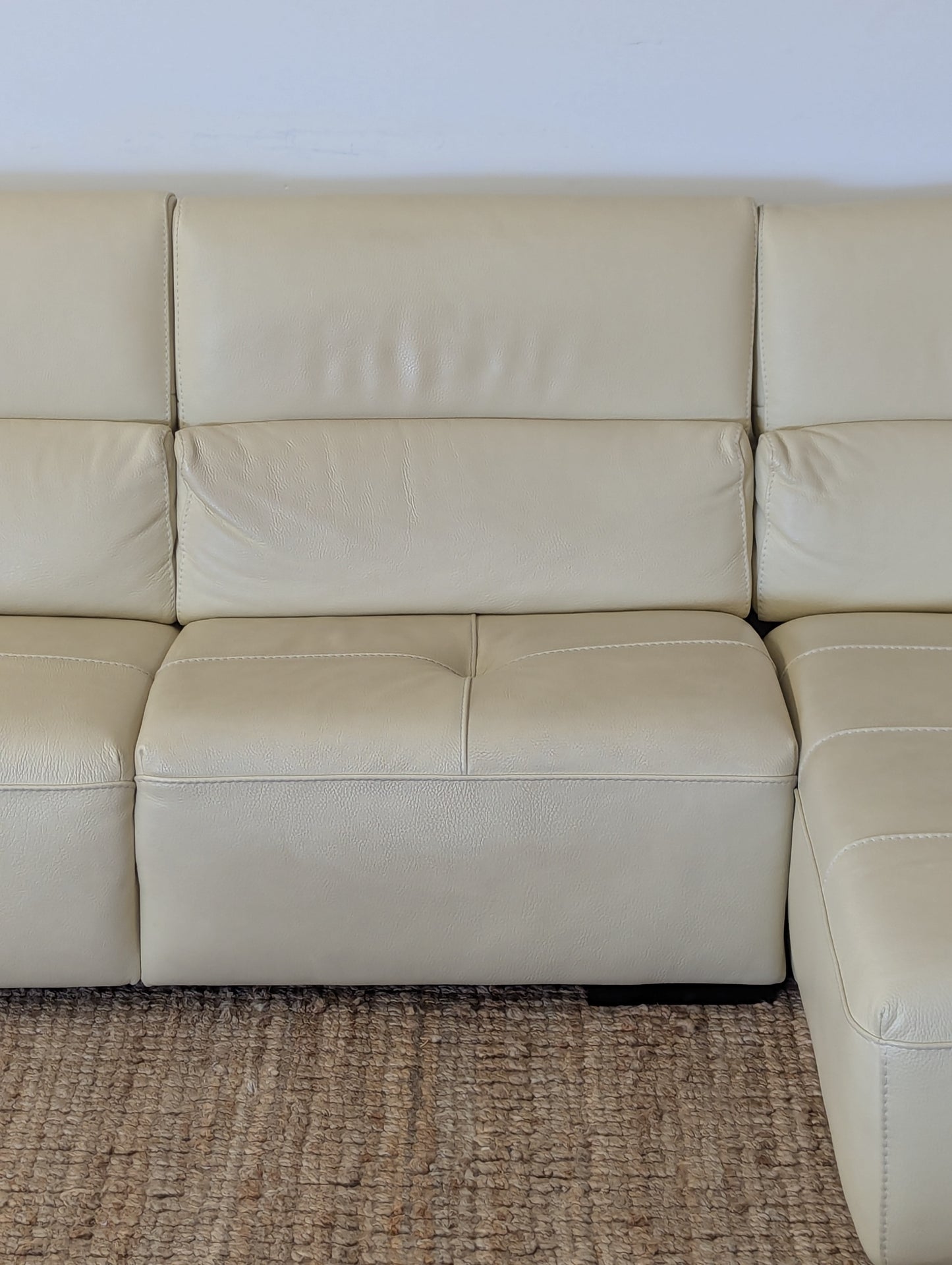 Gamma Tiffany Leather Sectional