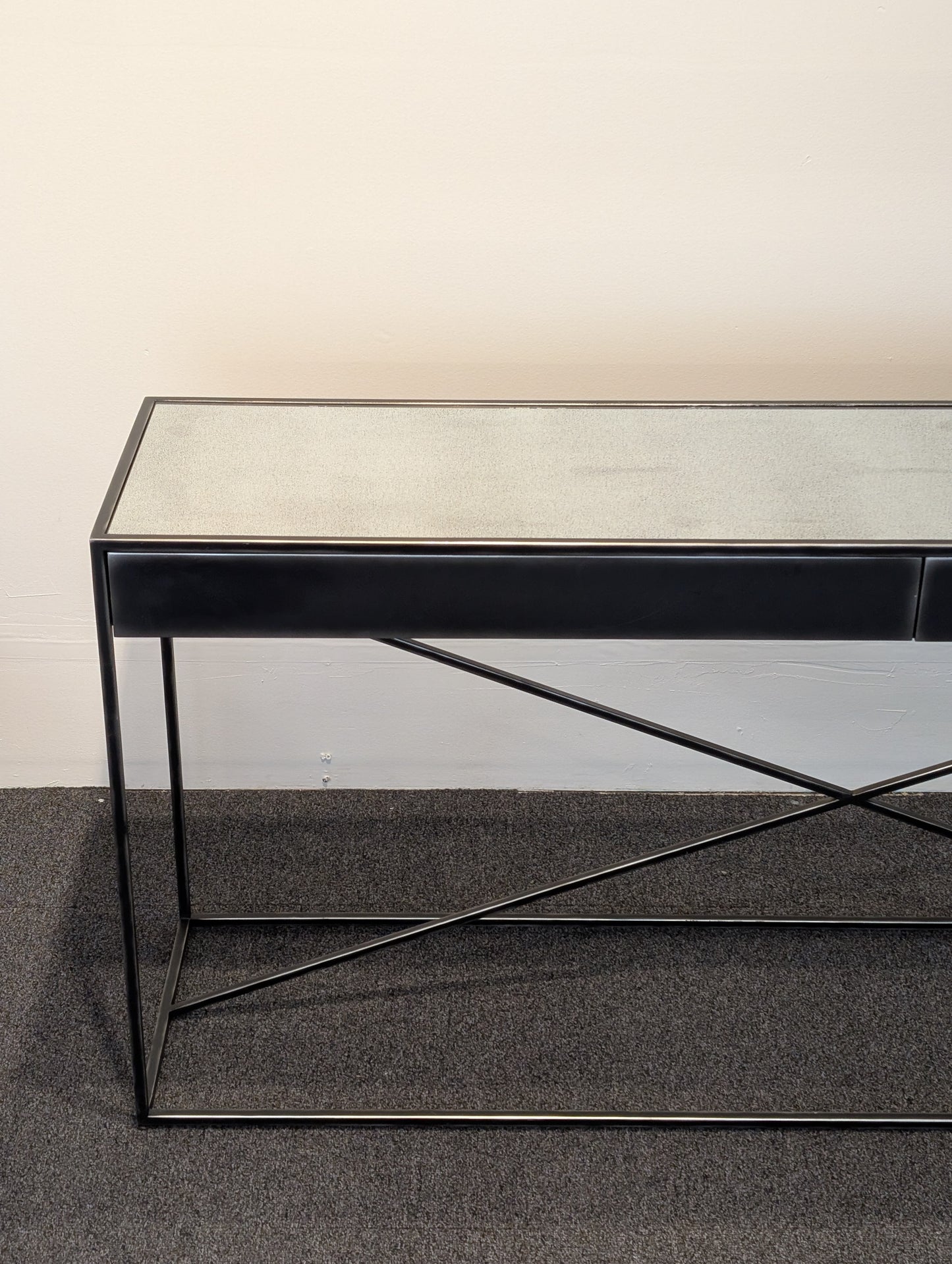 Restoration Hardware Gramercy Mirrored Console Table