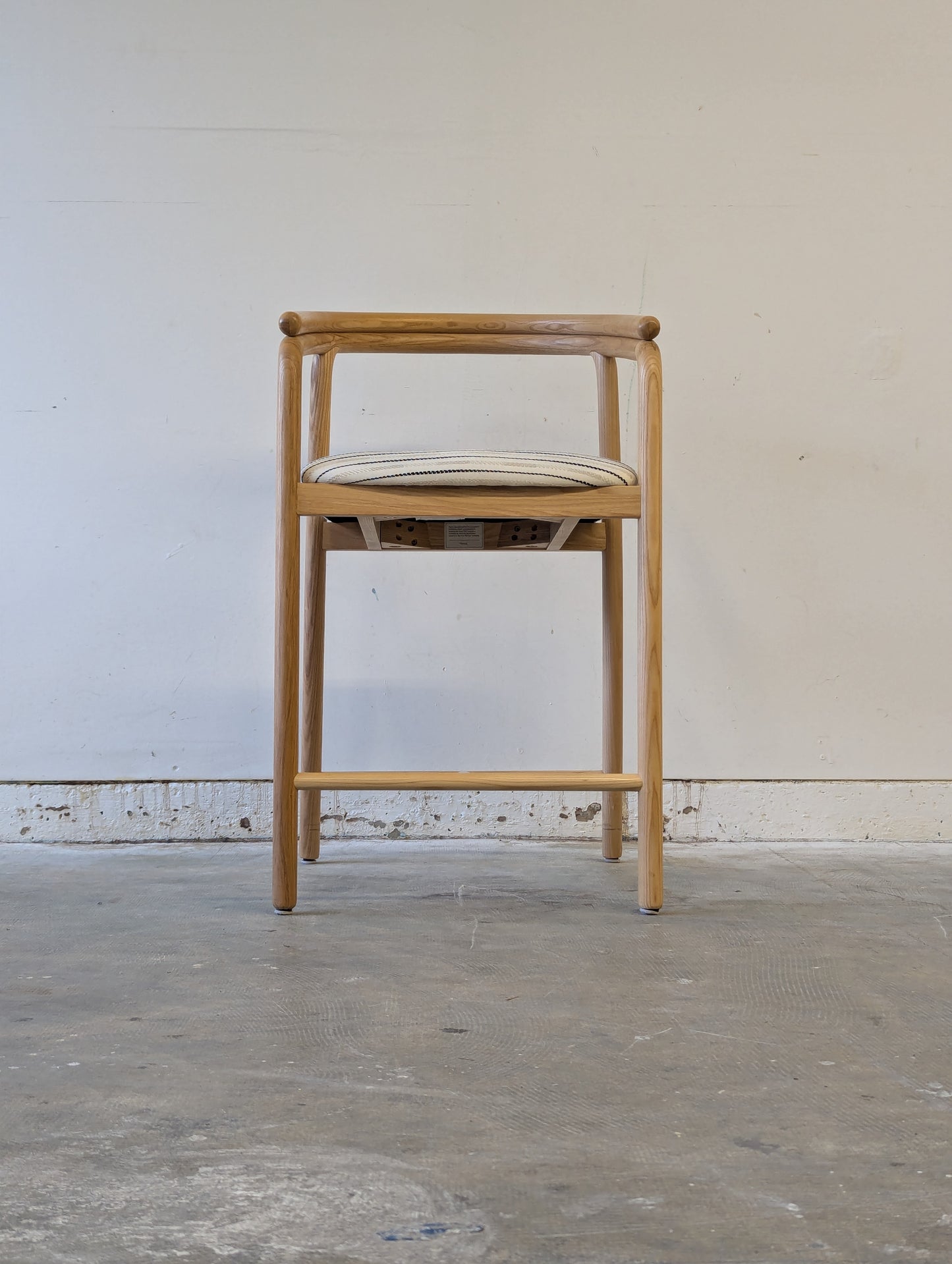 Crate And Barrel Natural Wood Stools