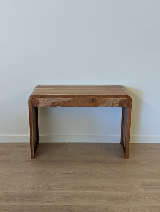Mango Wood Console Table with 2 Drawers