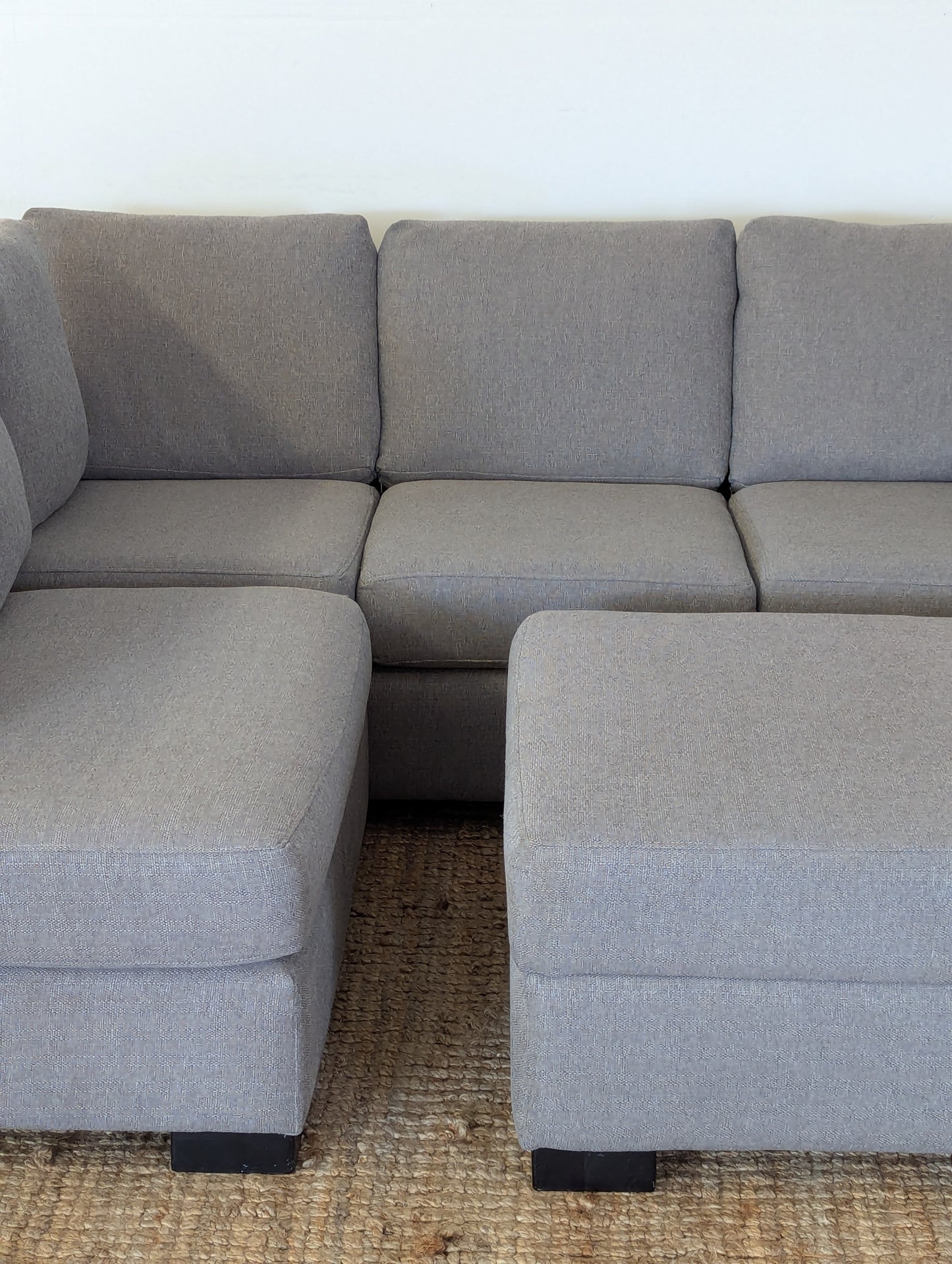 Stylus Brock Sectional With Storage Ottoman