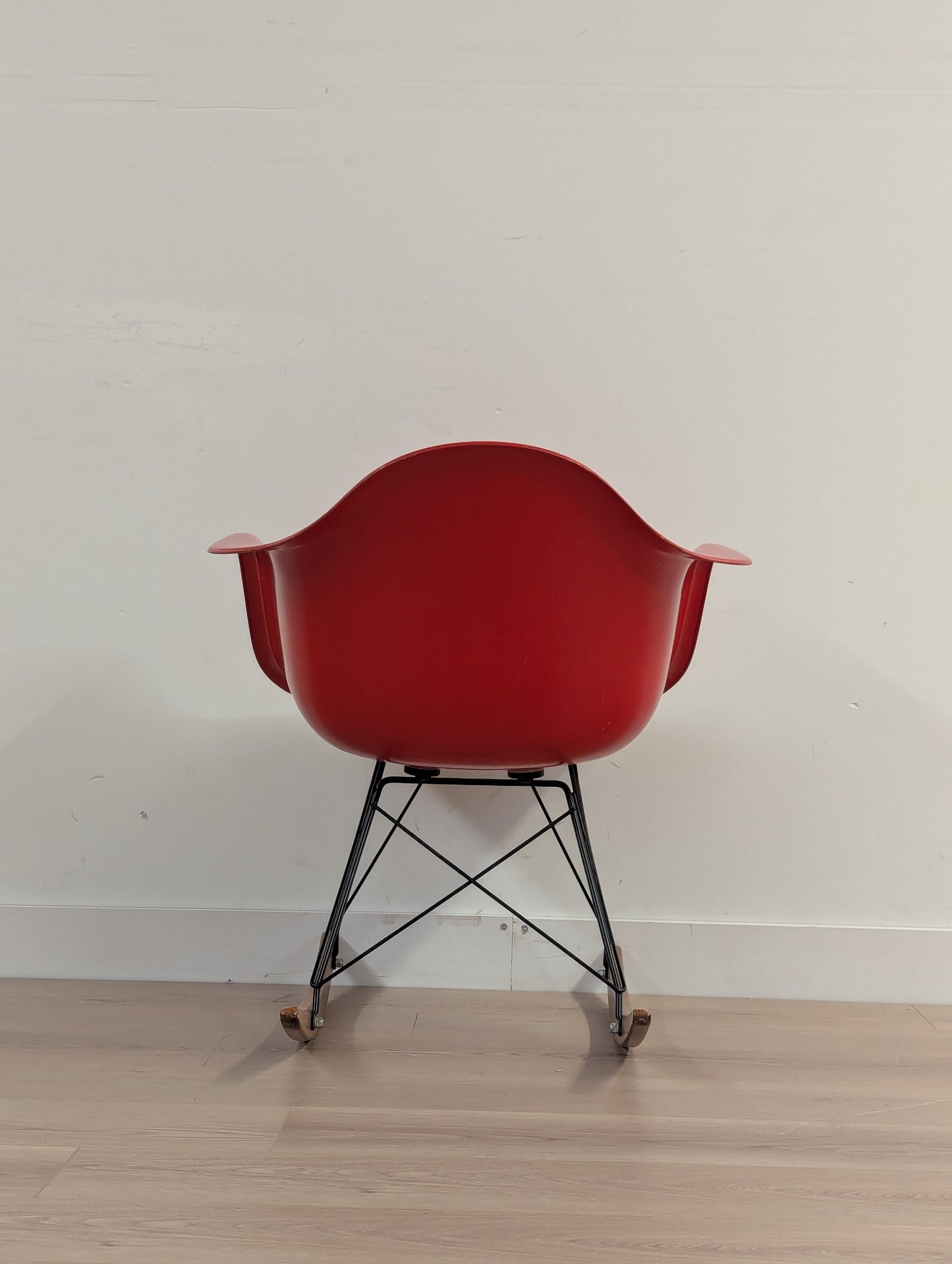 Case Study Furniture Arm Shell Rocker Base Chair (Eames Style)
