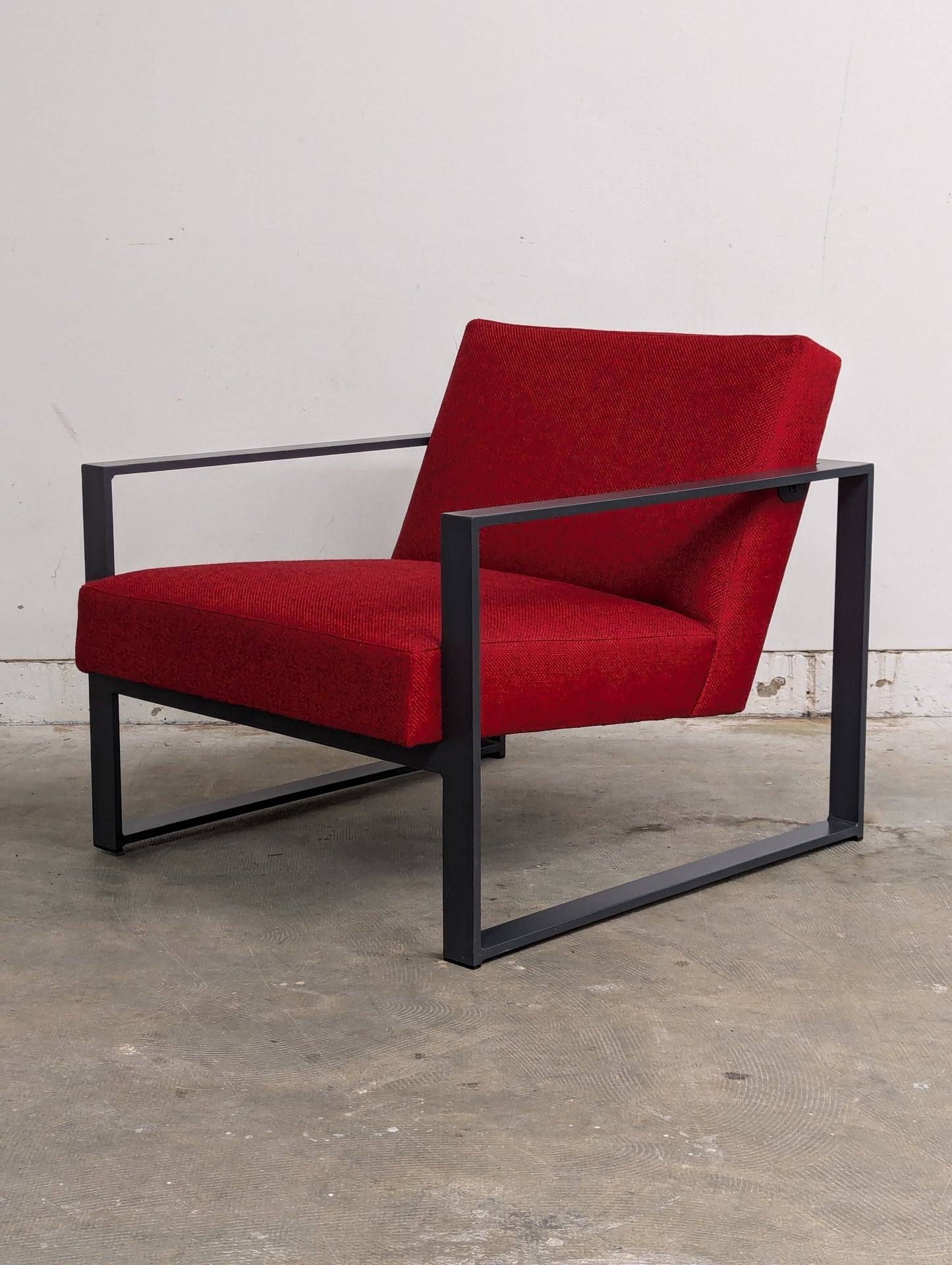 CB2 Specs Chair Chili Red