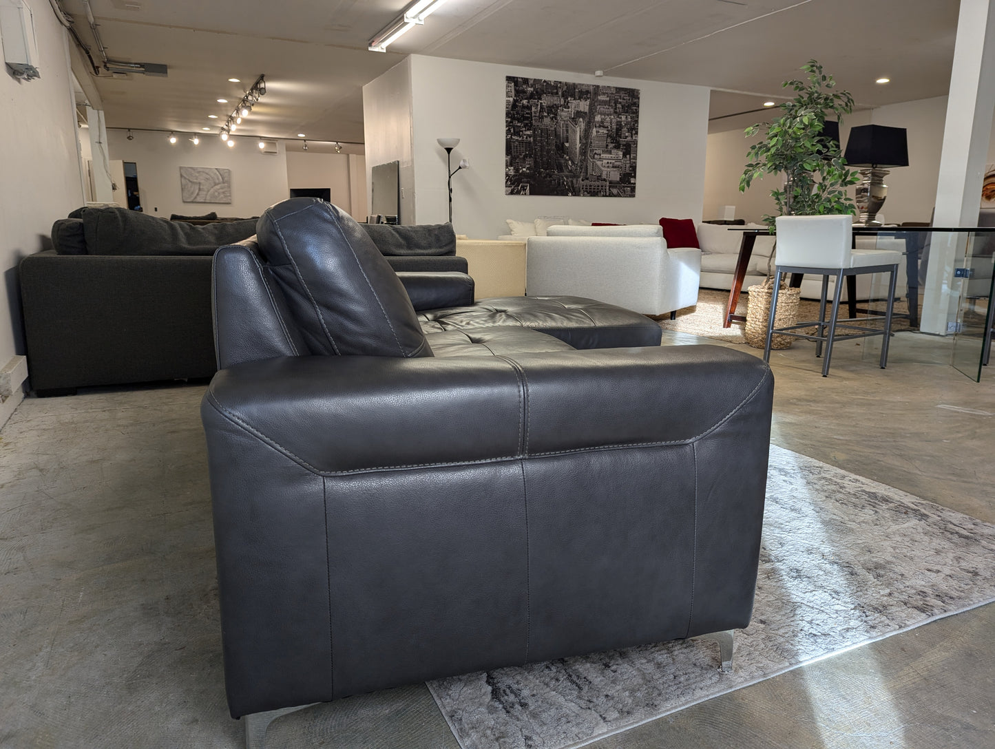 Scan Design Leather Sectional