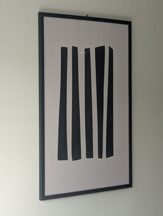 Black Wave Mysteries- Abstract Modern Poster
