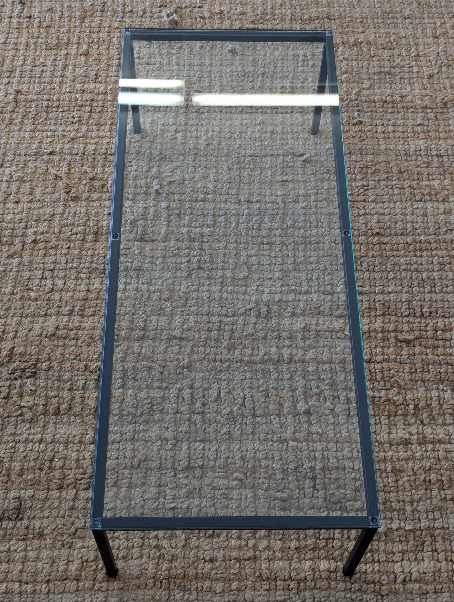 EQ3 Custom Glass Top Coffee Table