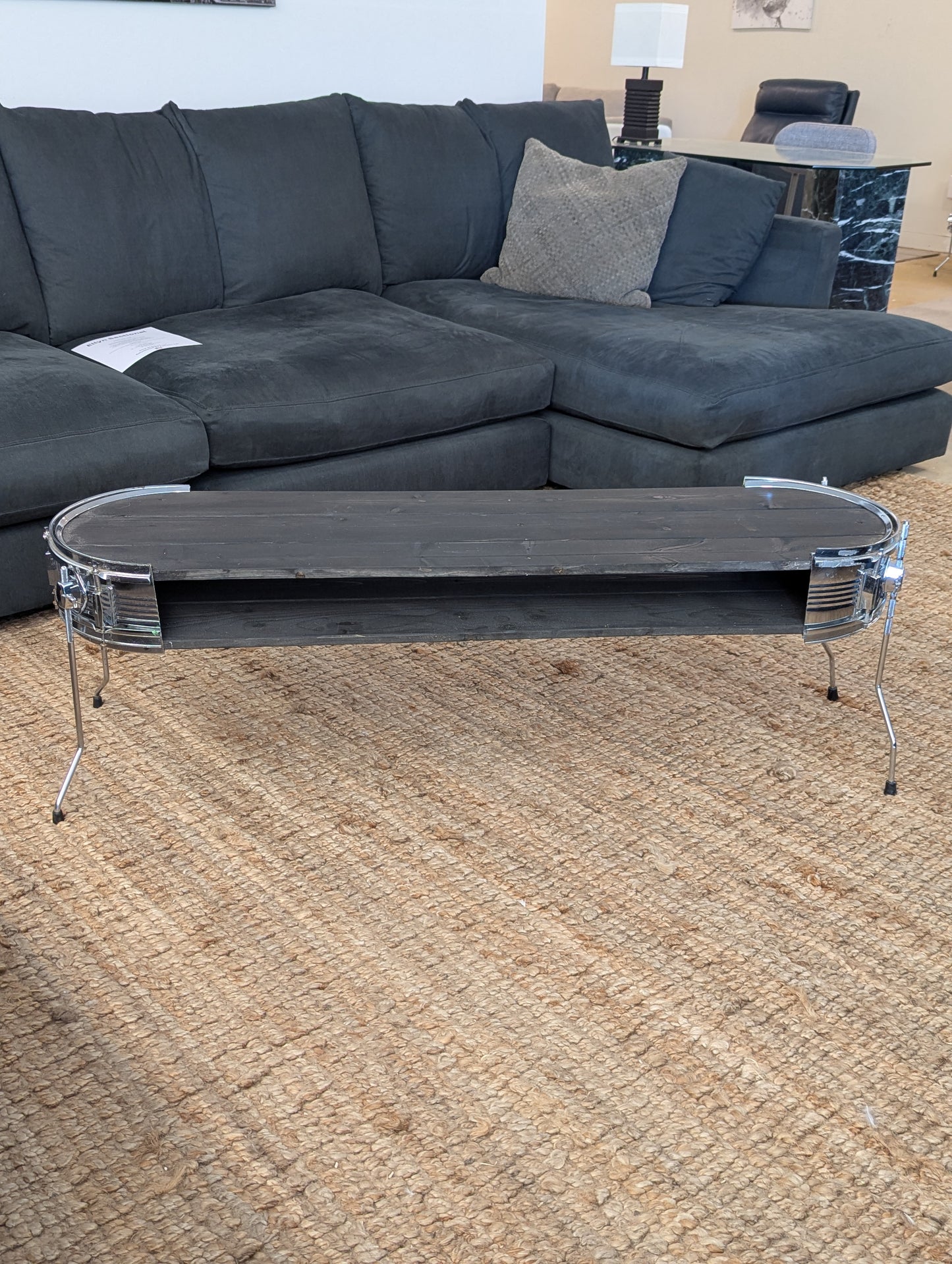 Reclaimed Drum Coffee Table