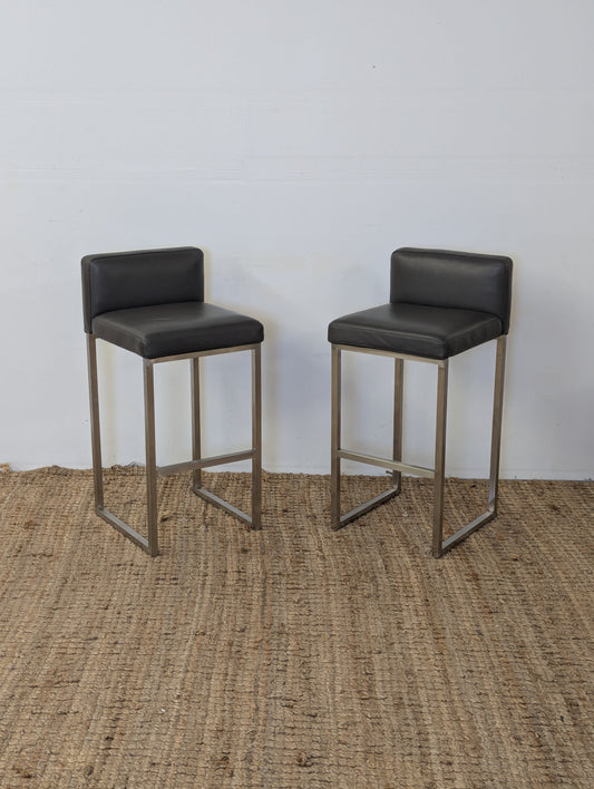 Modern Leather Bar Chair