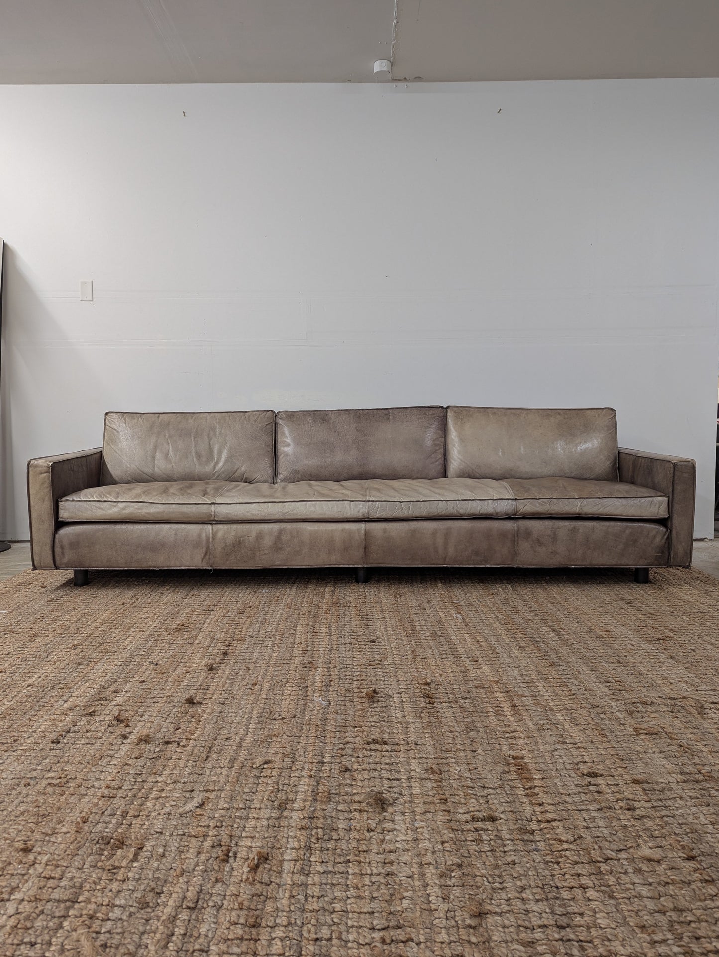 Zientte Leather Sofa