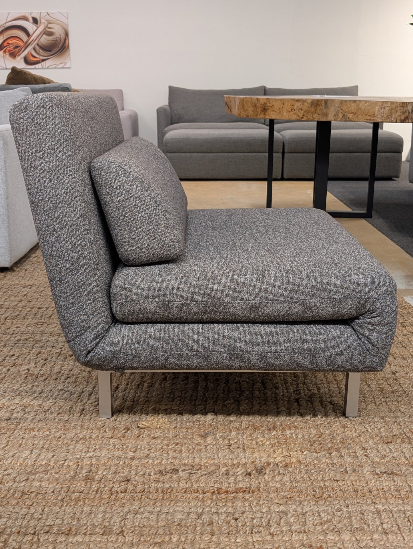 Single Swiveling Chair Bed