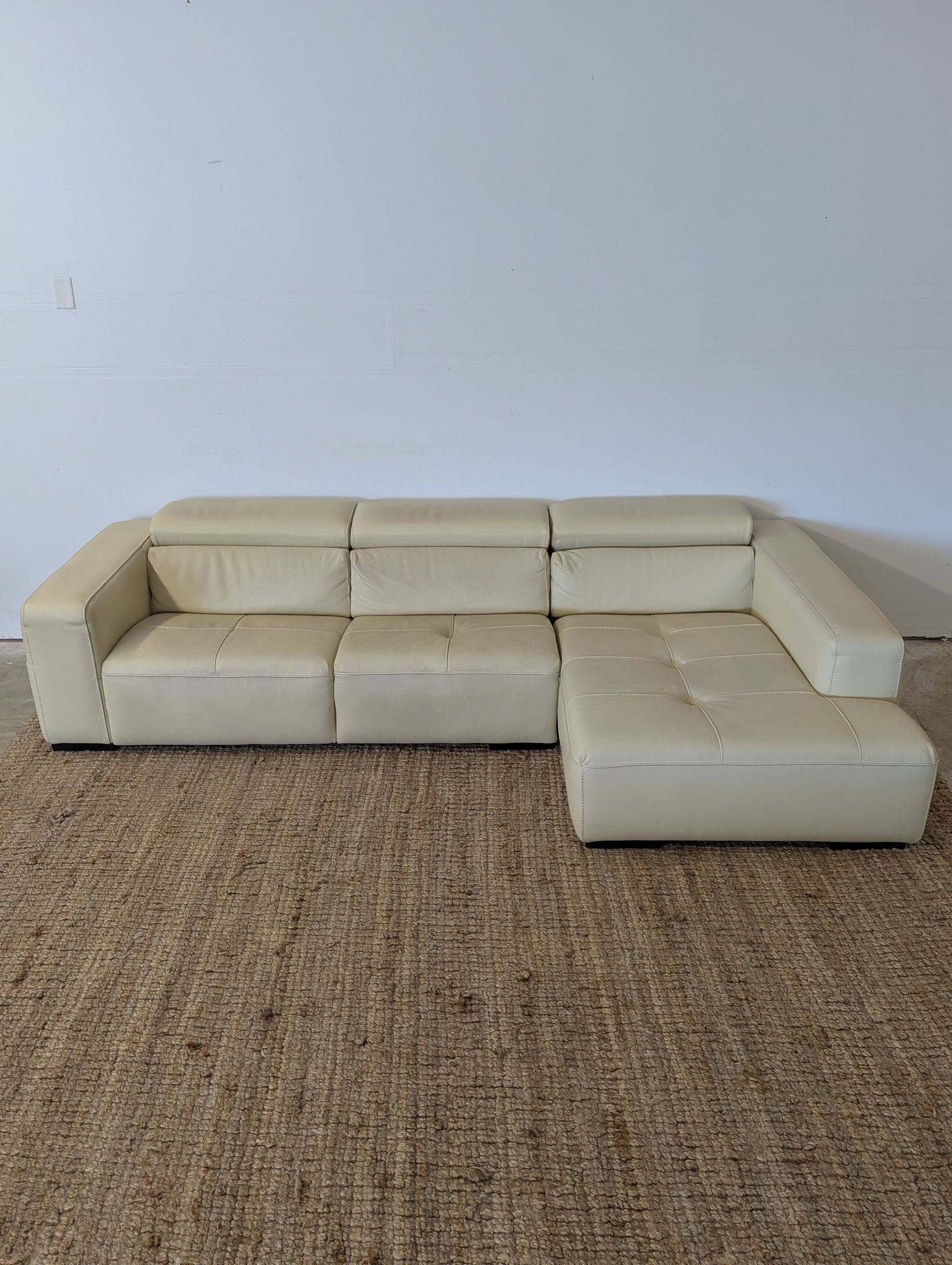 Gamma Tiffany Leather Sectional