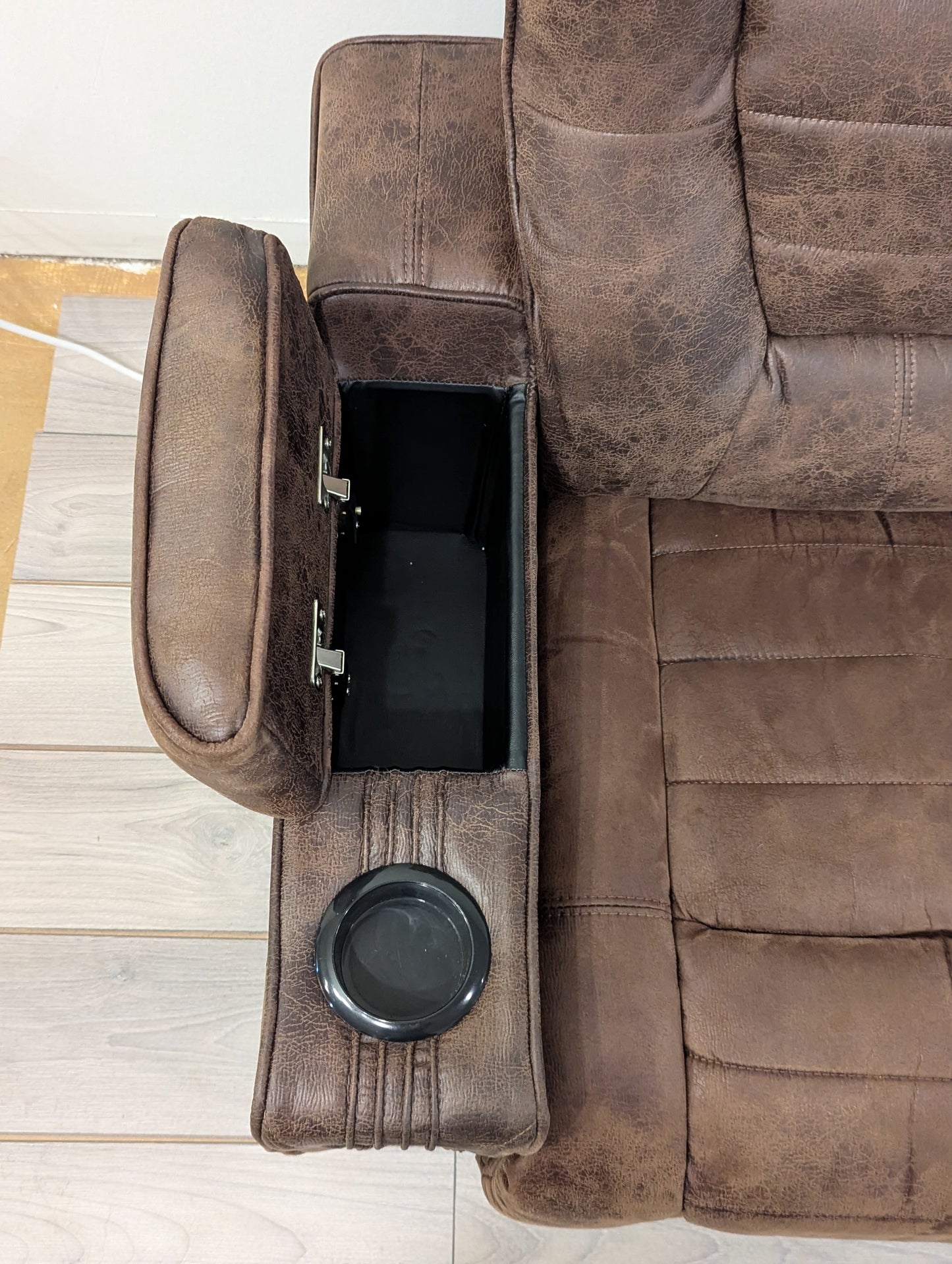 Ashley Owners Box Power Reclining Loveseat with Console