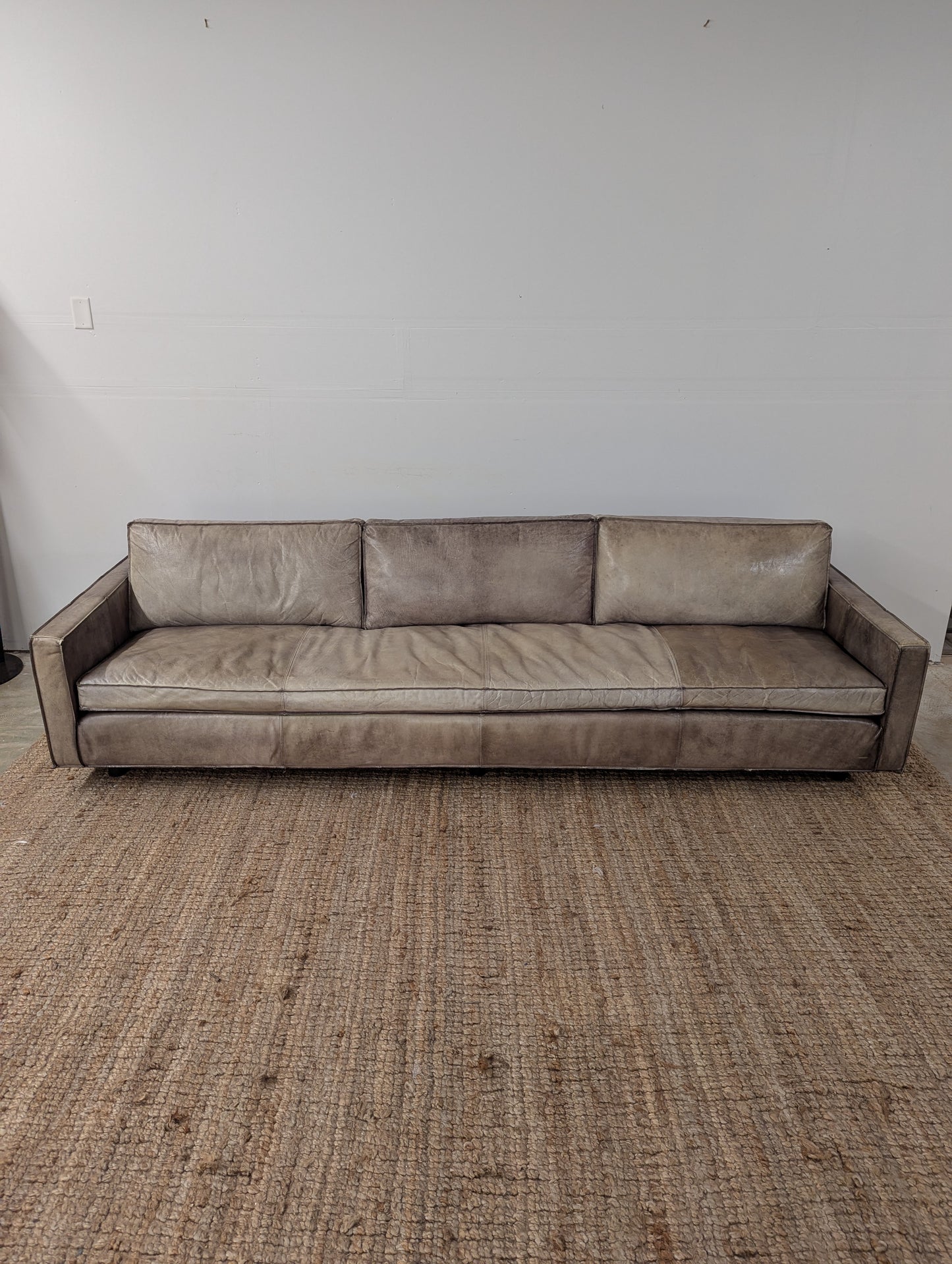 Zientte Leather Sofa