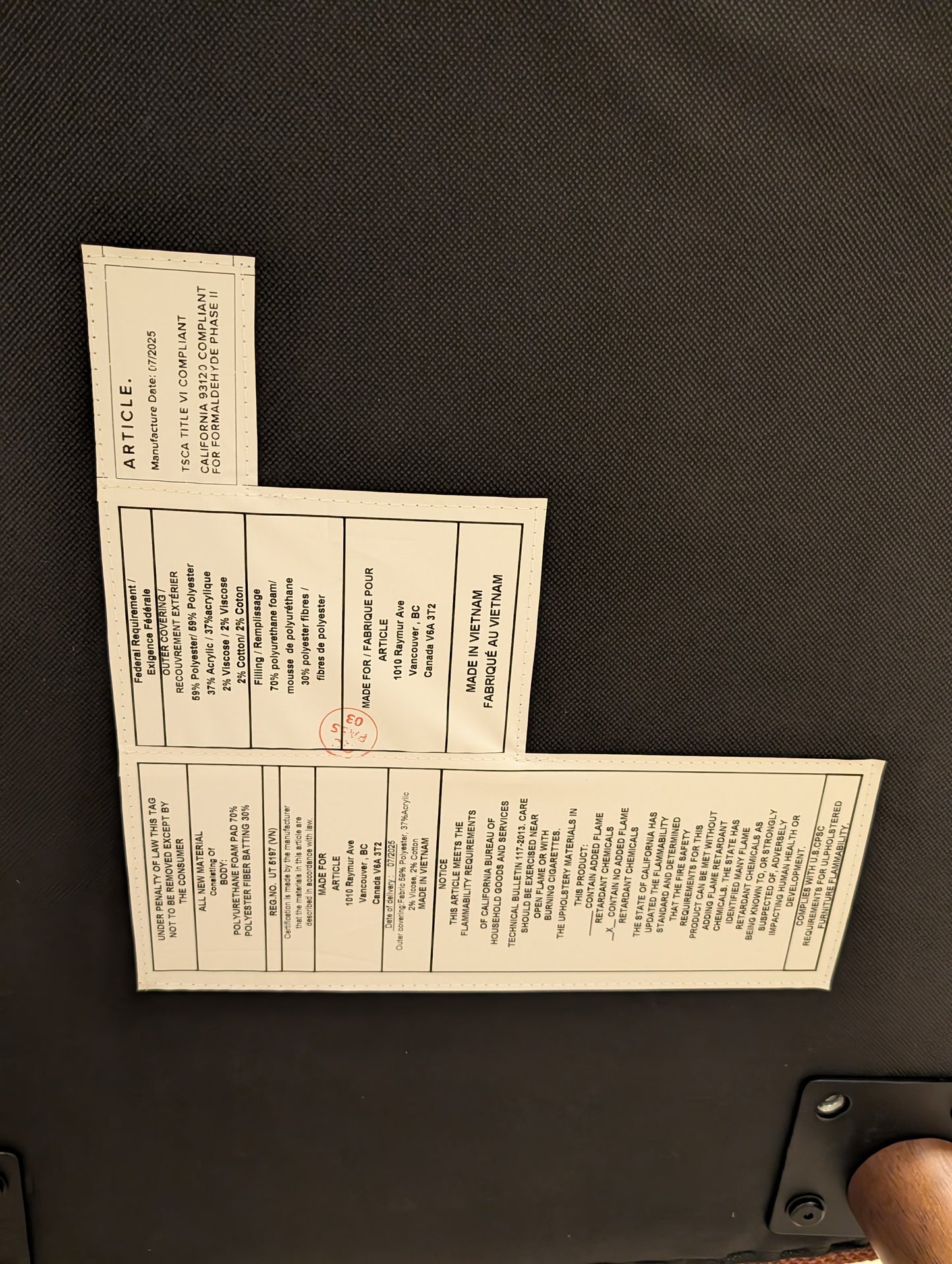 Article Mod 35" Lounge Chair - Orange Spice