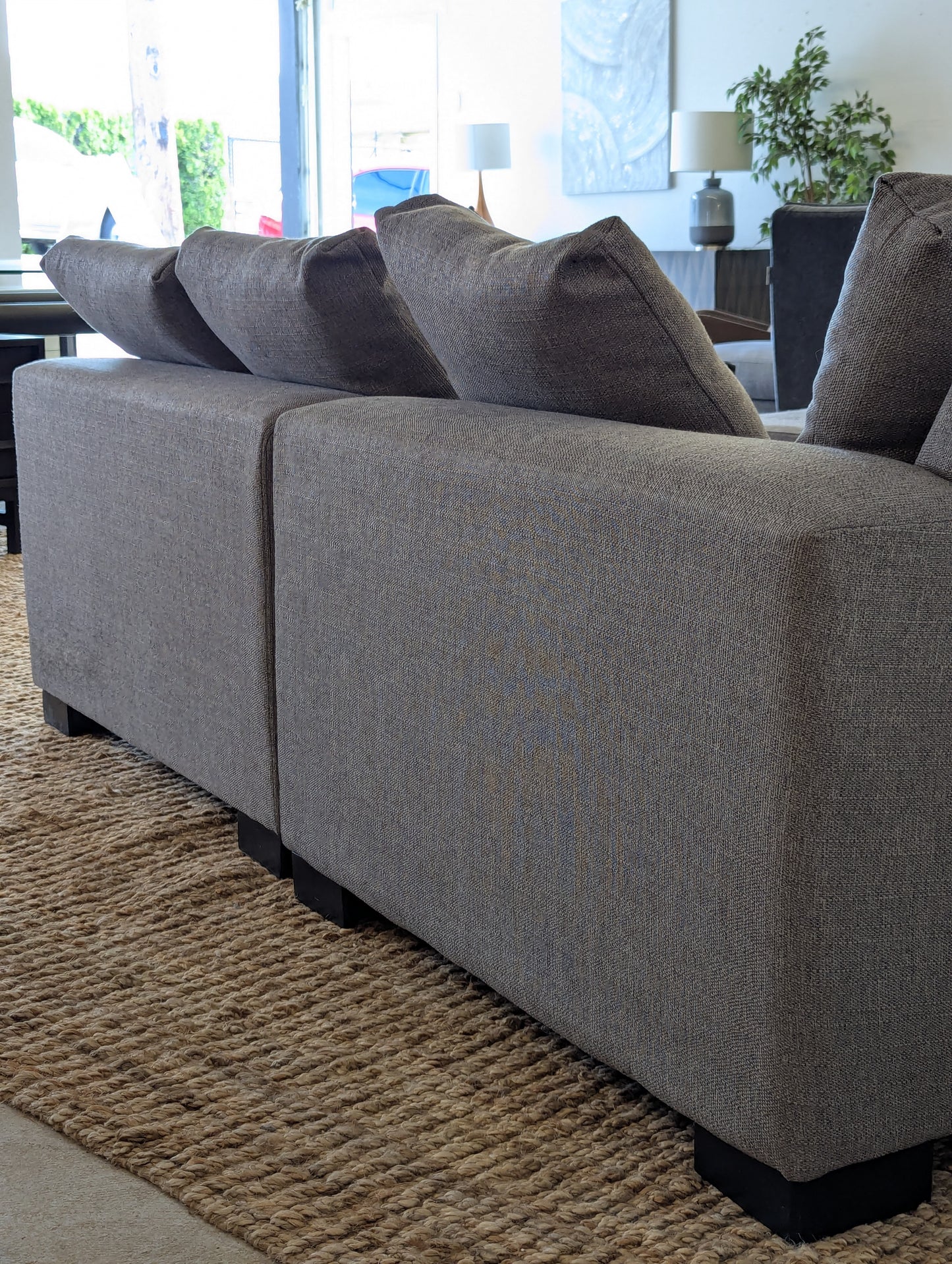Stylus Brock Sectional With Storage Ottoman