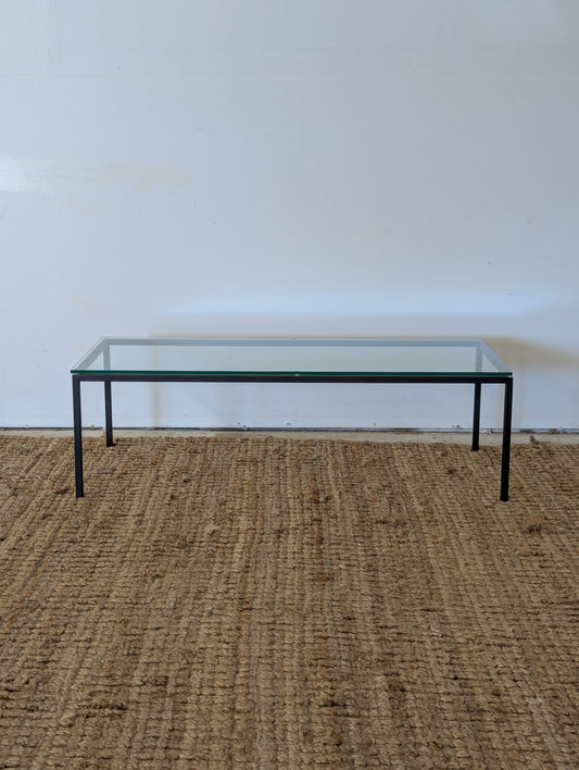 EQ3 Custom Glass Top Coffee Table