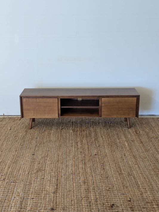 Article Seno 63" Low Media Unit - Walnut