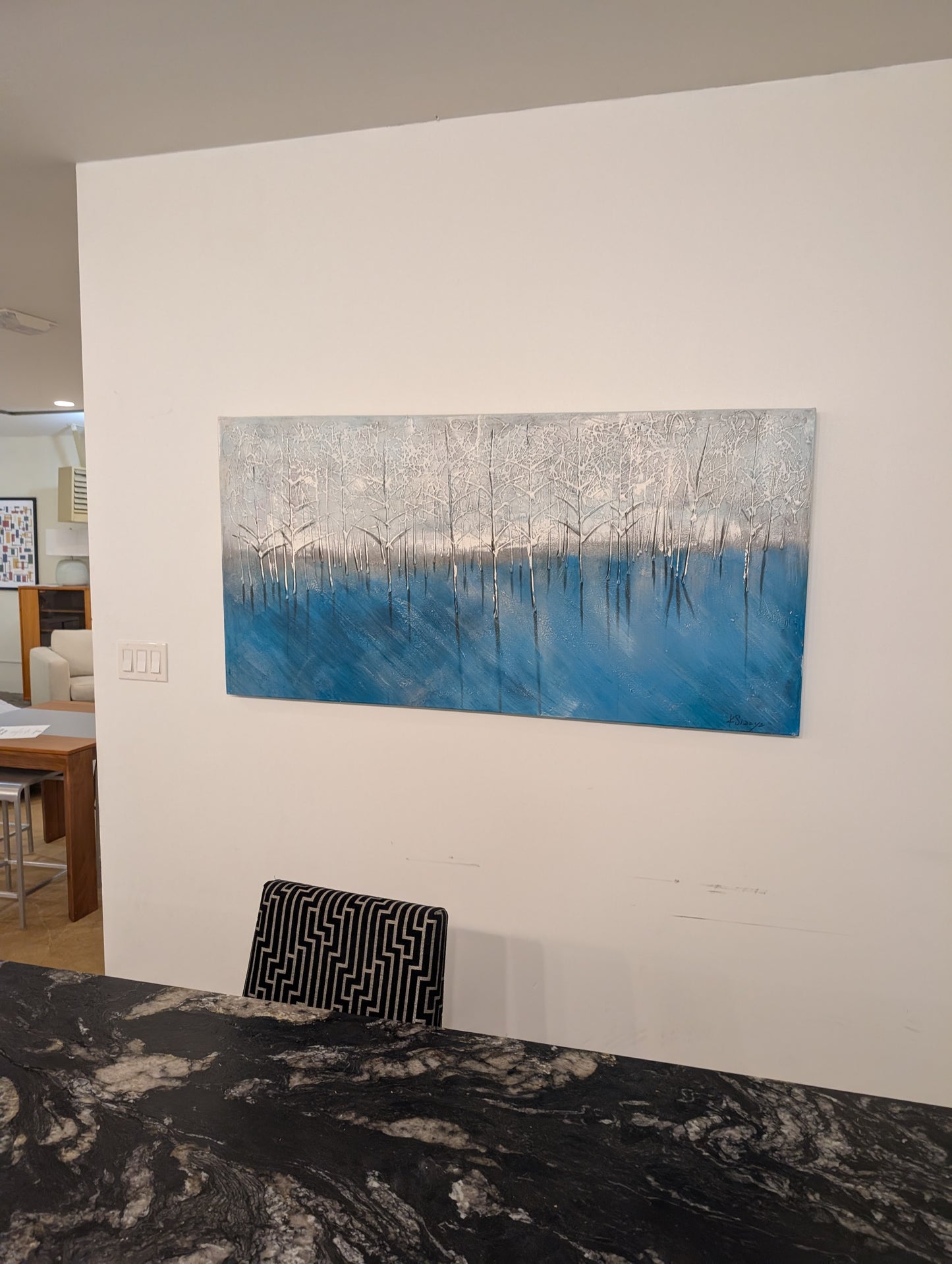Artwork Blue/ White
