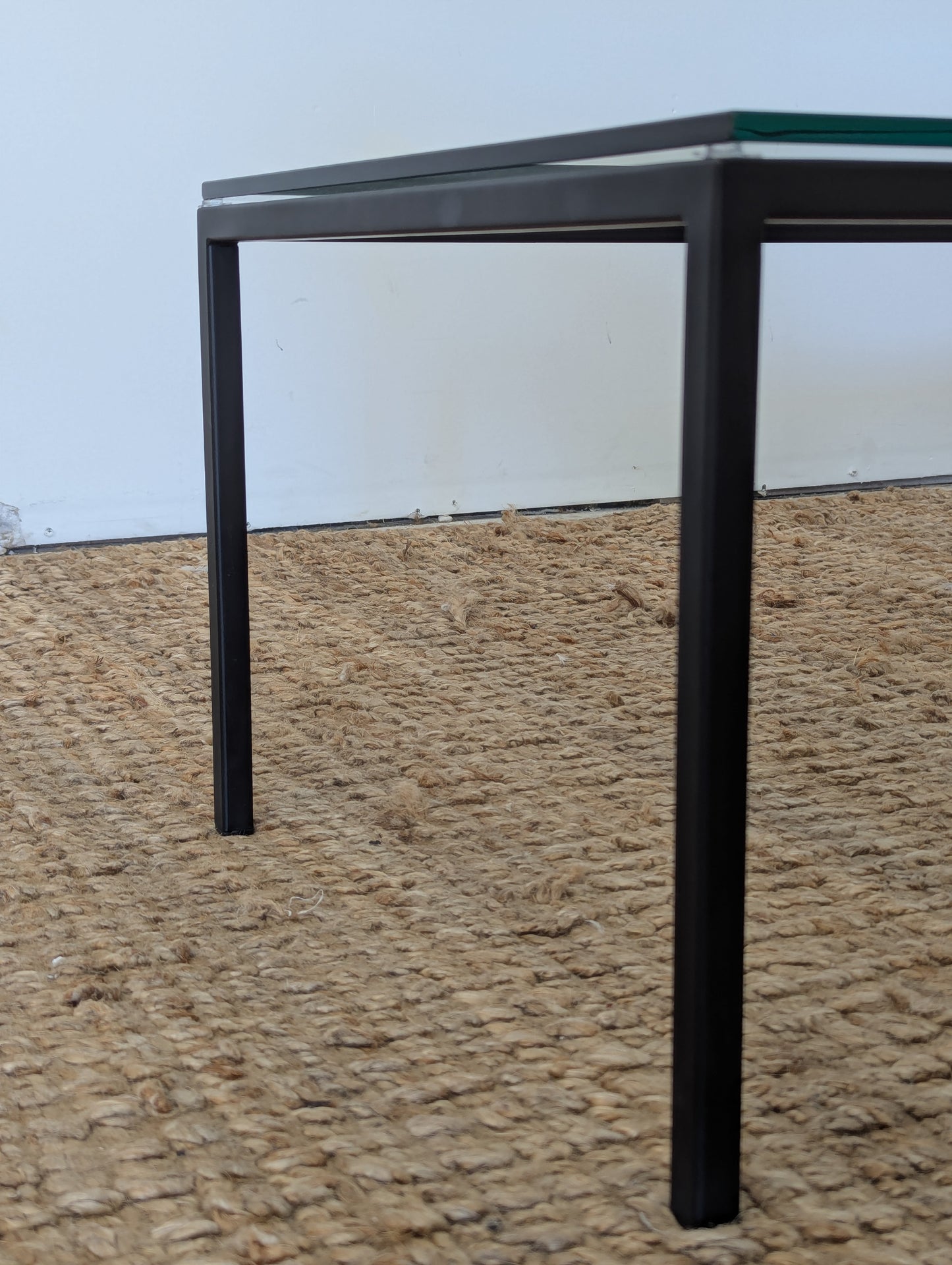 EQ3 Custom Glass Top Coffee Table