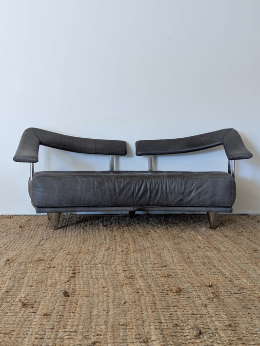 Vintage Germain Leather Sofa