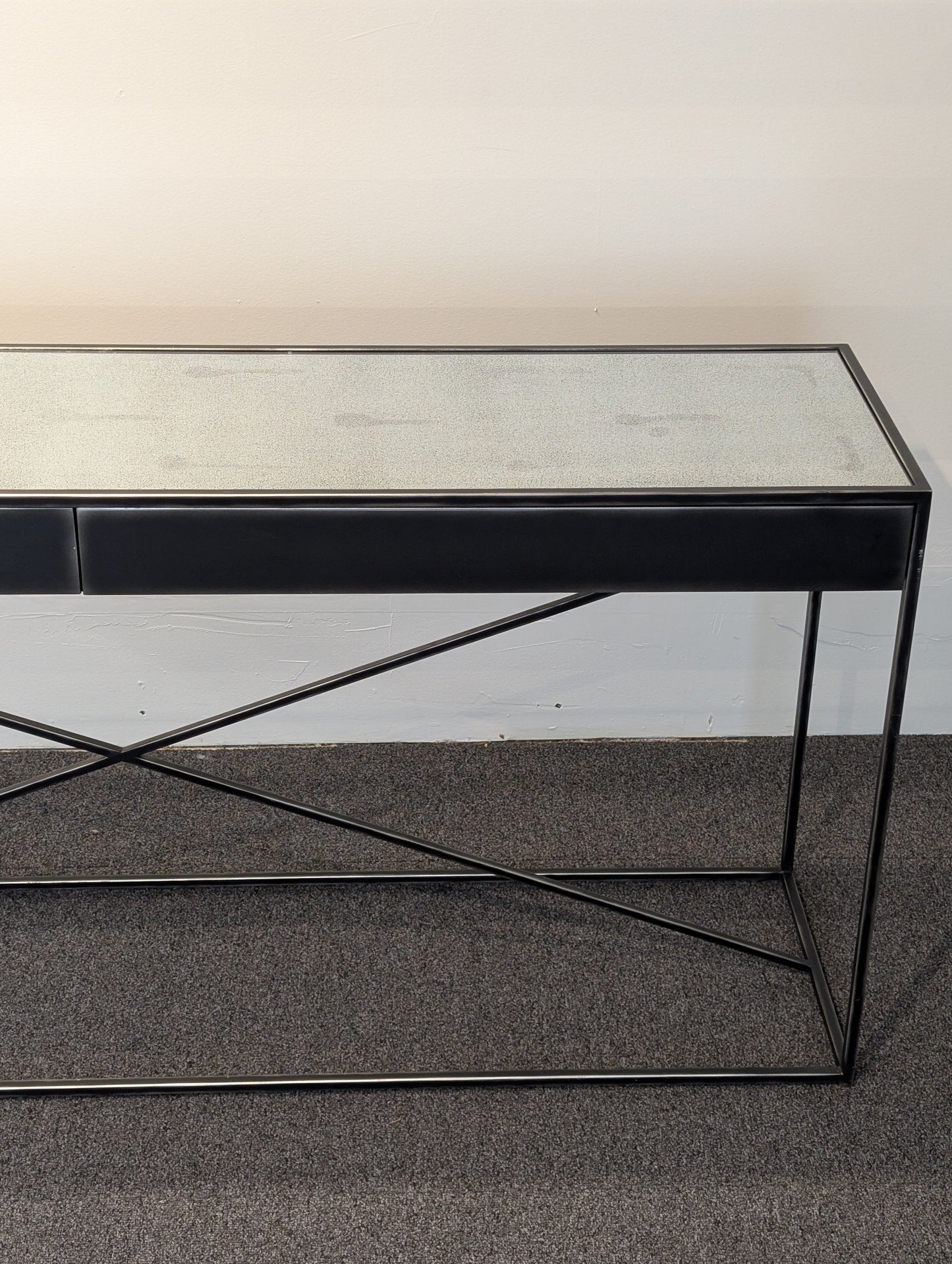 Restoration Hardware Gramercy Mirrored Console Table