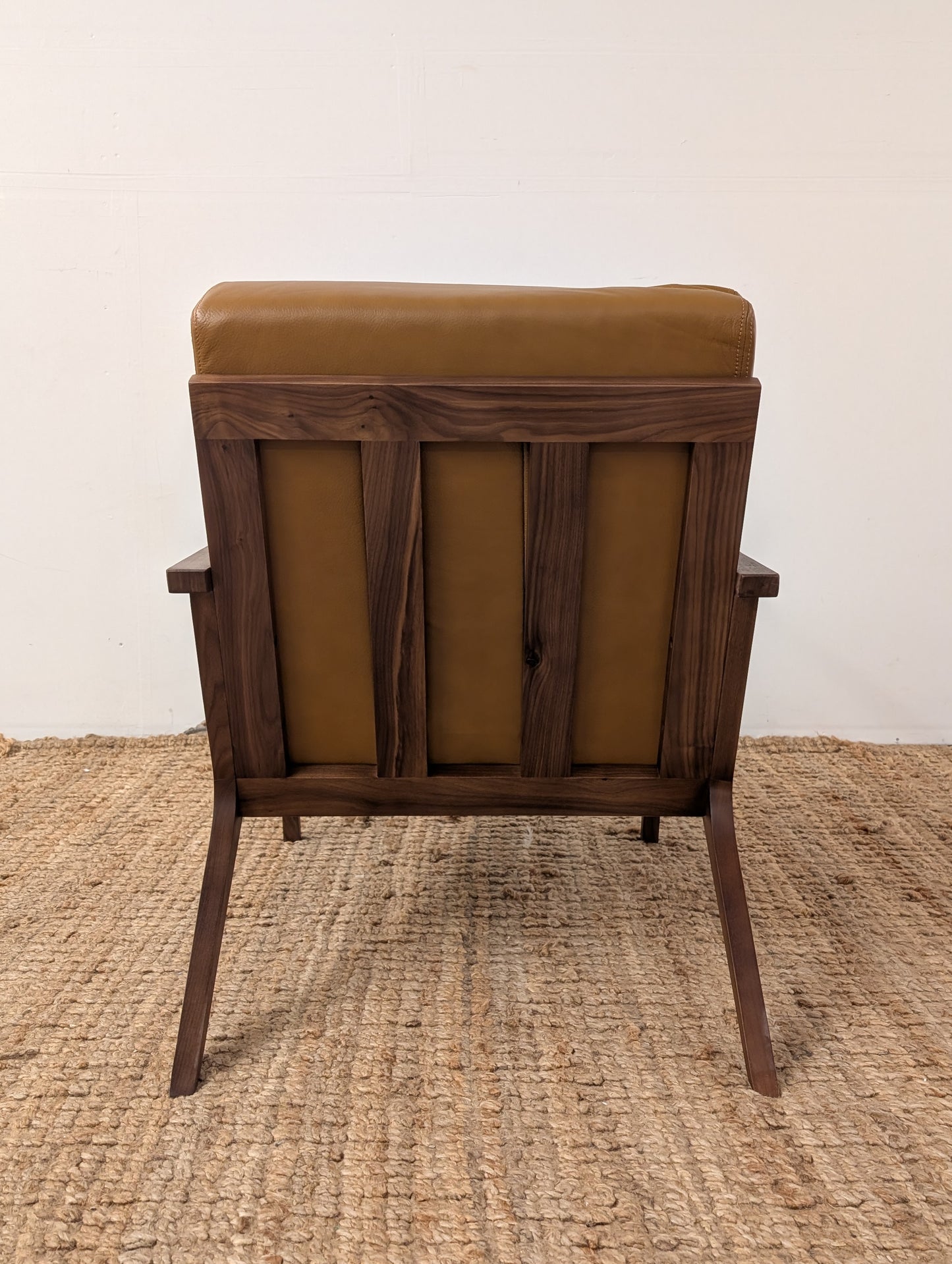 Article Otio 26" Leather Lounge Chair - Walnut And Toscana Tan