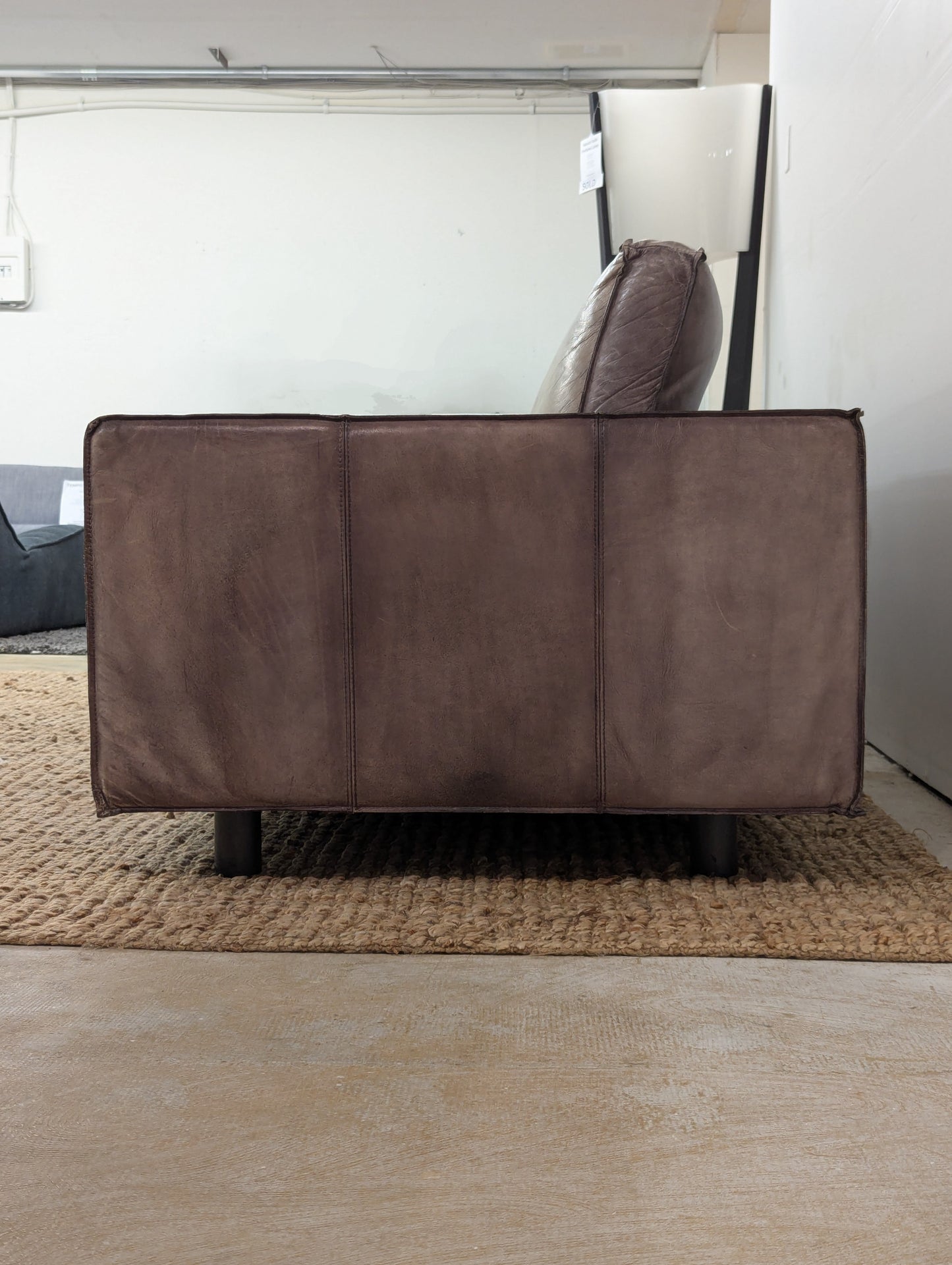 Zientte Leather Sofa