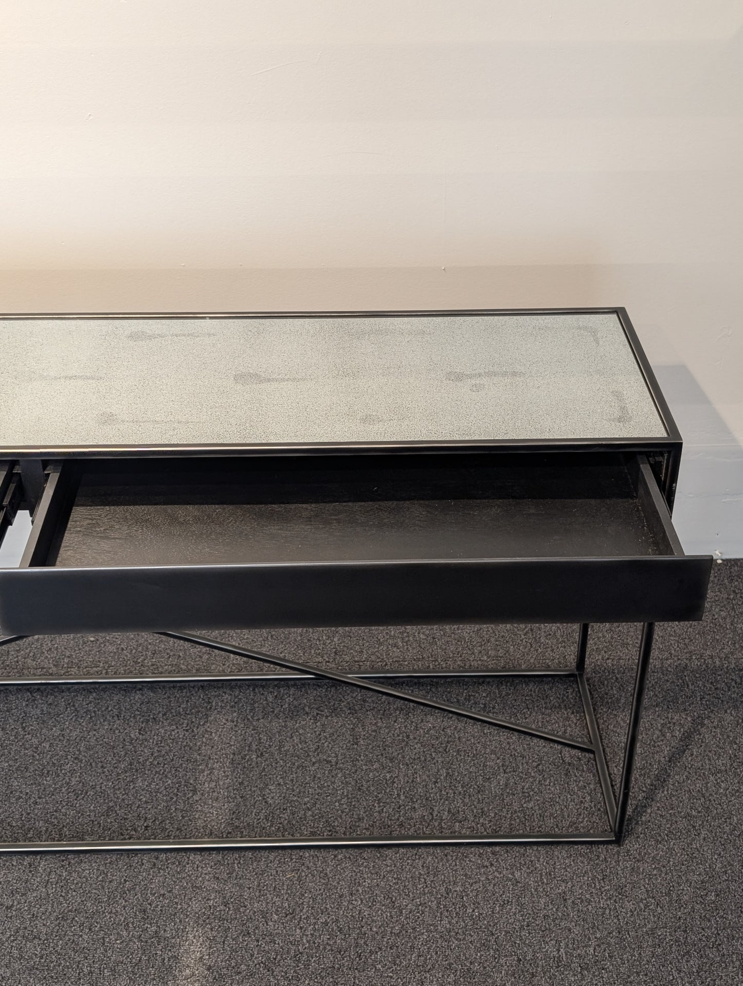 Restoration Hardware Gramercy Mirrored Console Table