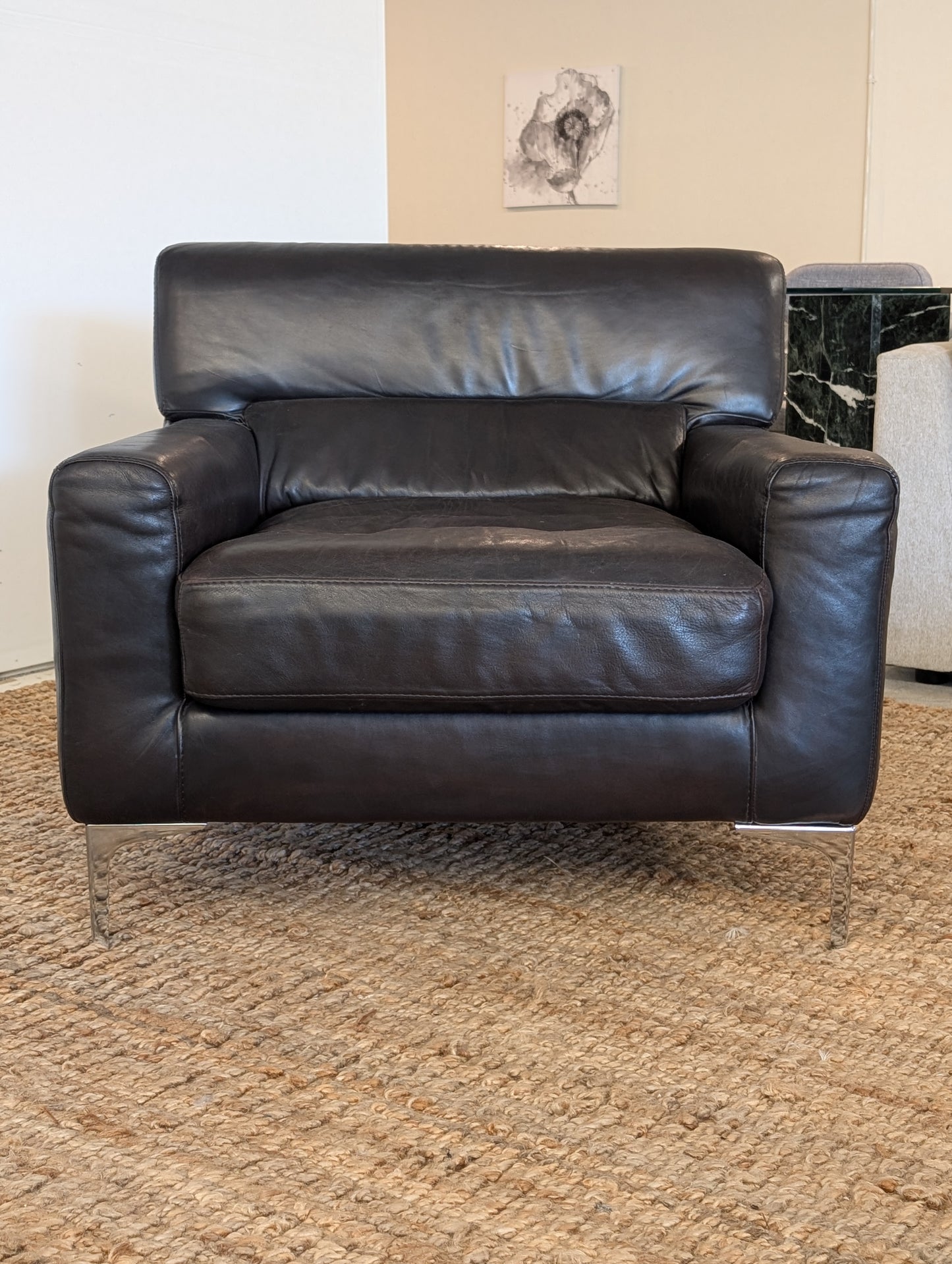 Calia Italia Leather Chair