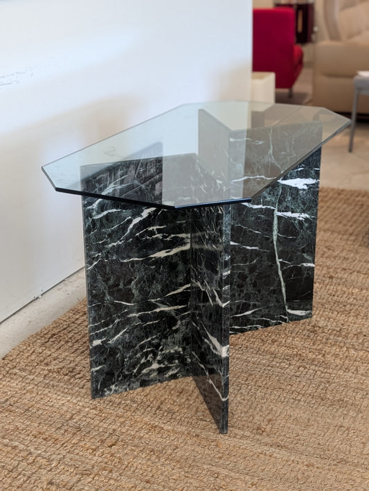 Marble Glass Table