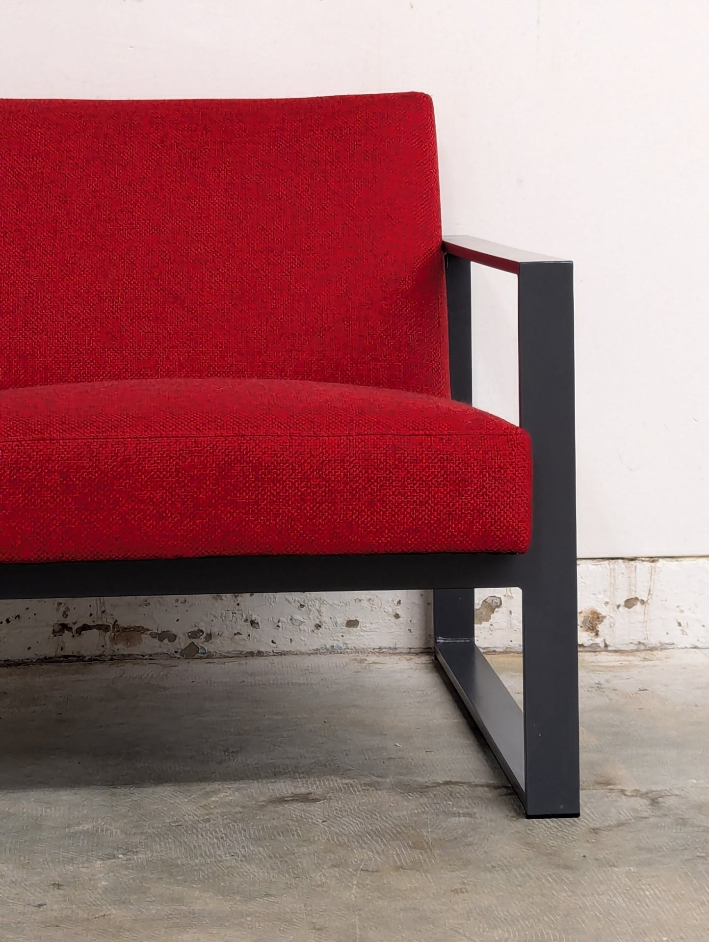 CB2 Specs Chair Chili Red
