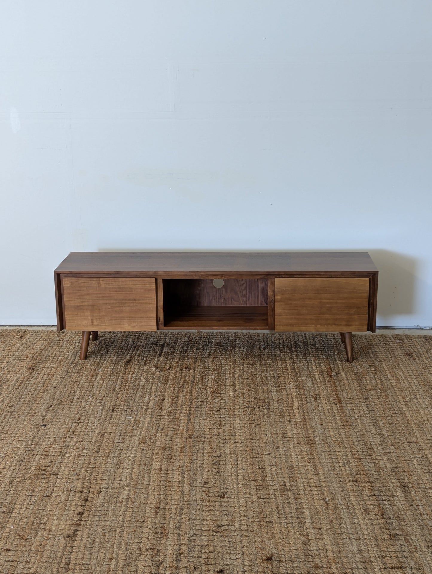 Article Seno 63" Low Media Unit - Walnut