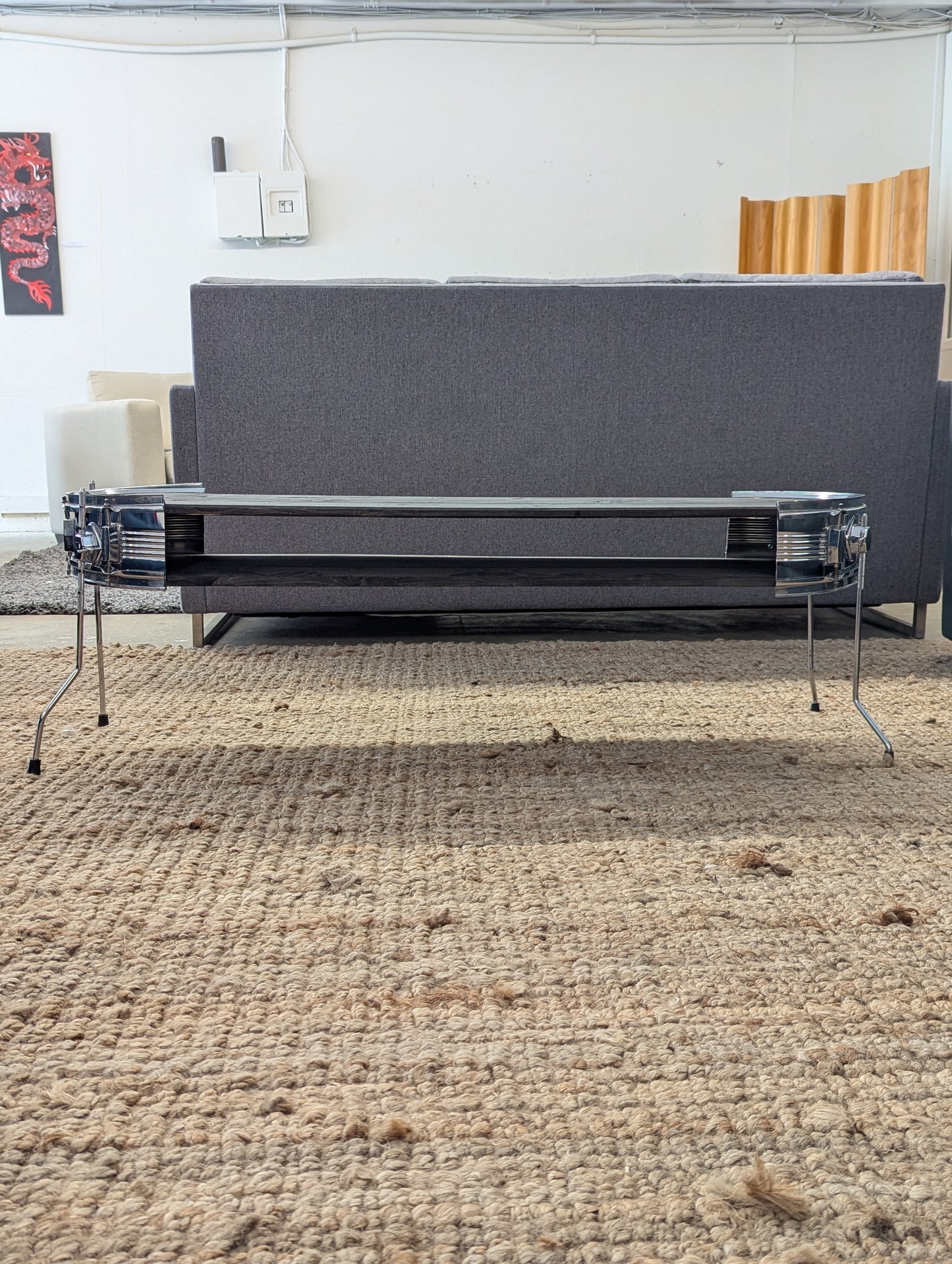 Reclaimed Drum Coffee Table