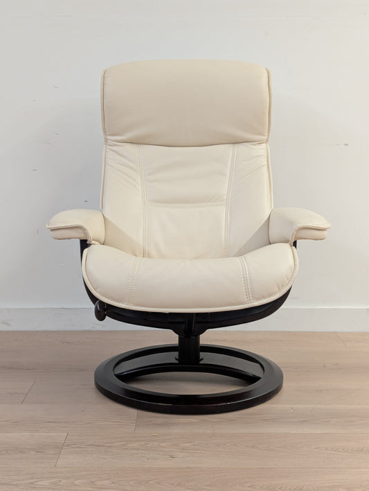 IMG Nordic 21 Comfort Glide Swivel Recliner with Ottoman